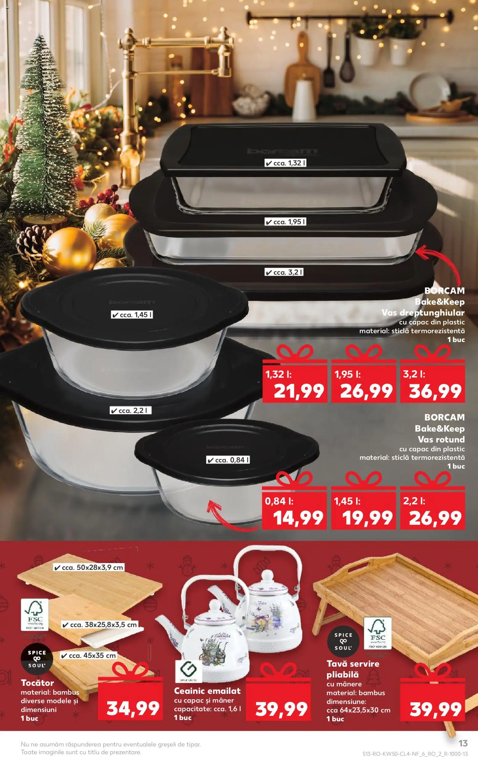 Catalog Kaufland 10 - 15 Decembrie 2025 | Pagina 13 | Produse: Ceainic, Mâner, Tocător