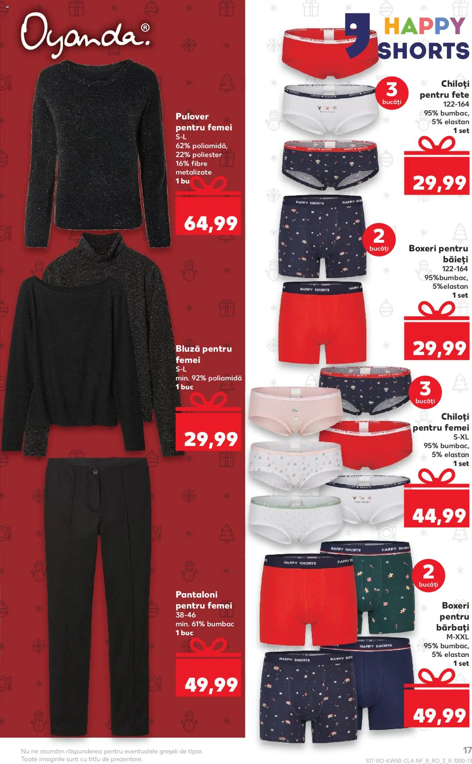 Catalog Kaufland 10 - 15 Decembrie 2025 | Pagina 17 | Produse: Bluză, Pulover, Pantaloni, Boxeri