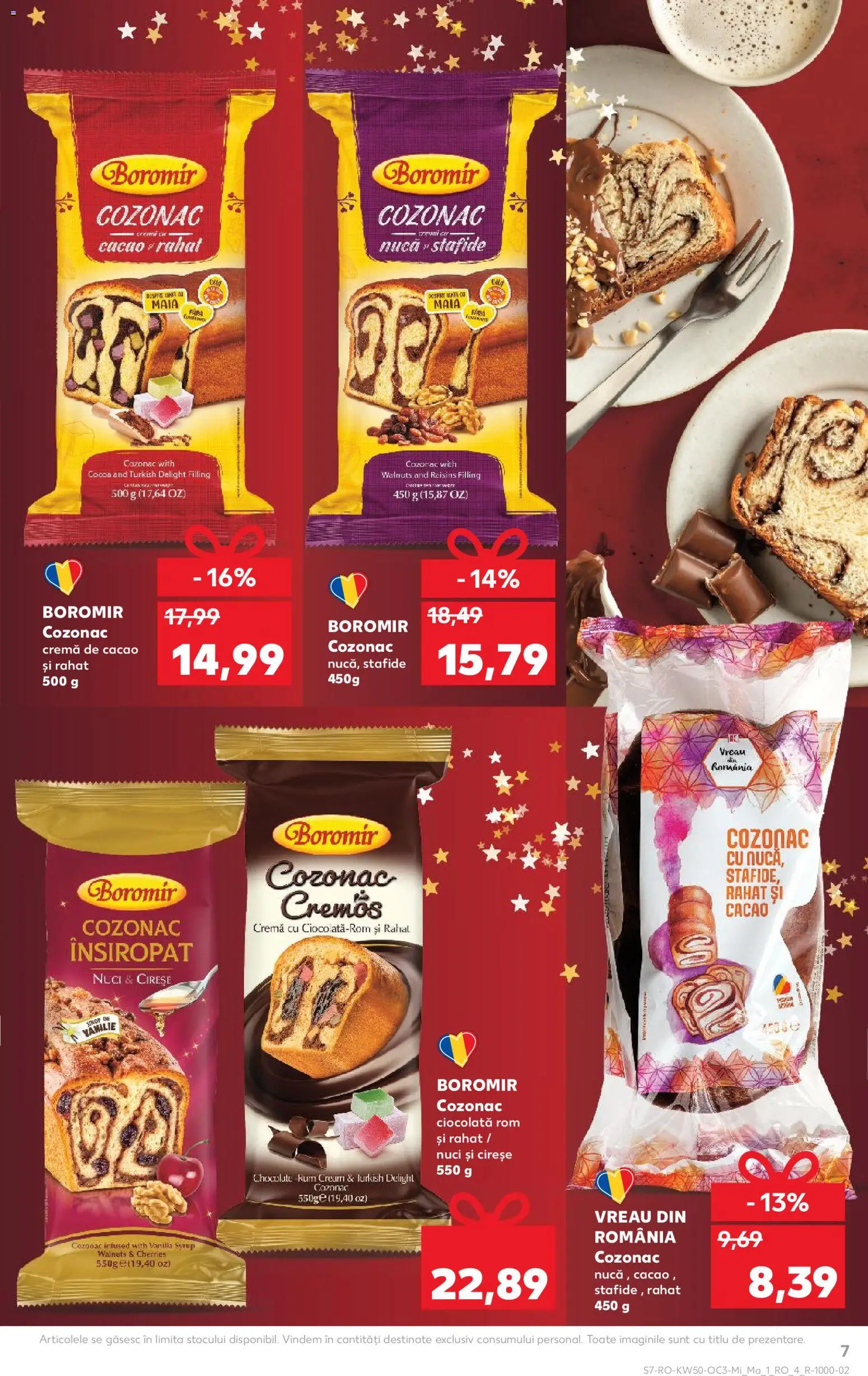 Catalog Kaufland 10 - 15 Decembrie 2025 | Pagina 7 | Produse: Cremă, Ciocolată, Rom, Stafide