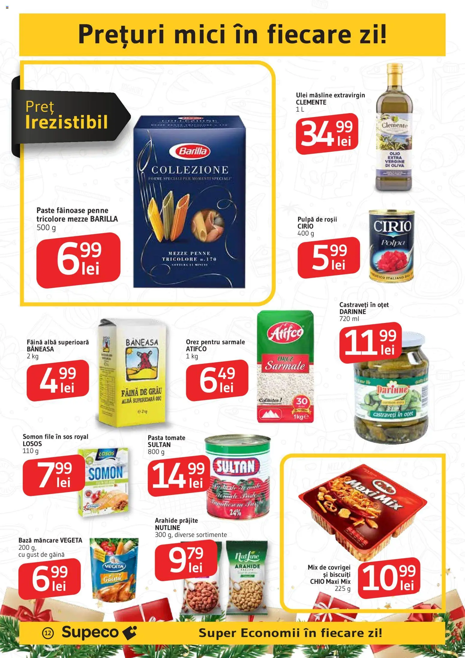 Catalog Supeco 11 - 25 Decembrie 2025 | Pagina 12 | Produse: Măsline, Ulei, Roșii, Biscuiți