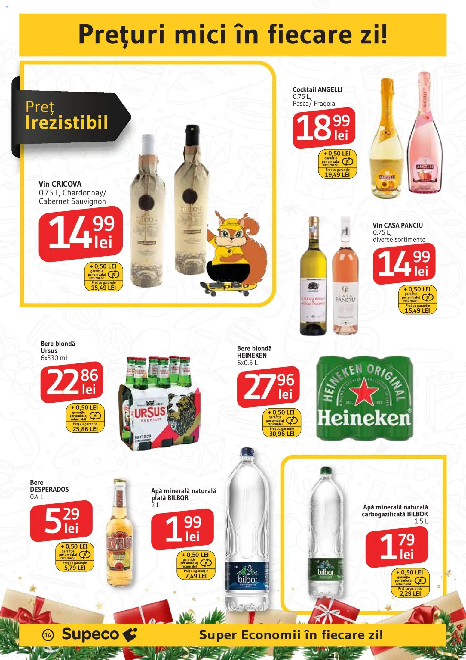 Catalog Supeco 11 - 25 Decembrie 2025 | Pagina 14 | Produse: Mici, Vin, Bere, Apă