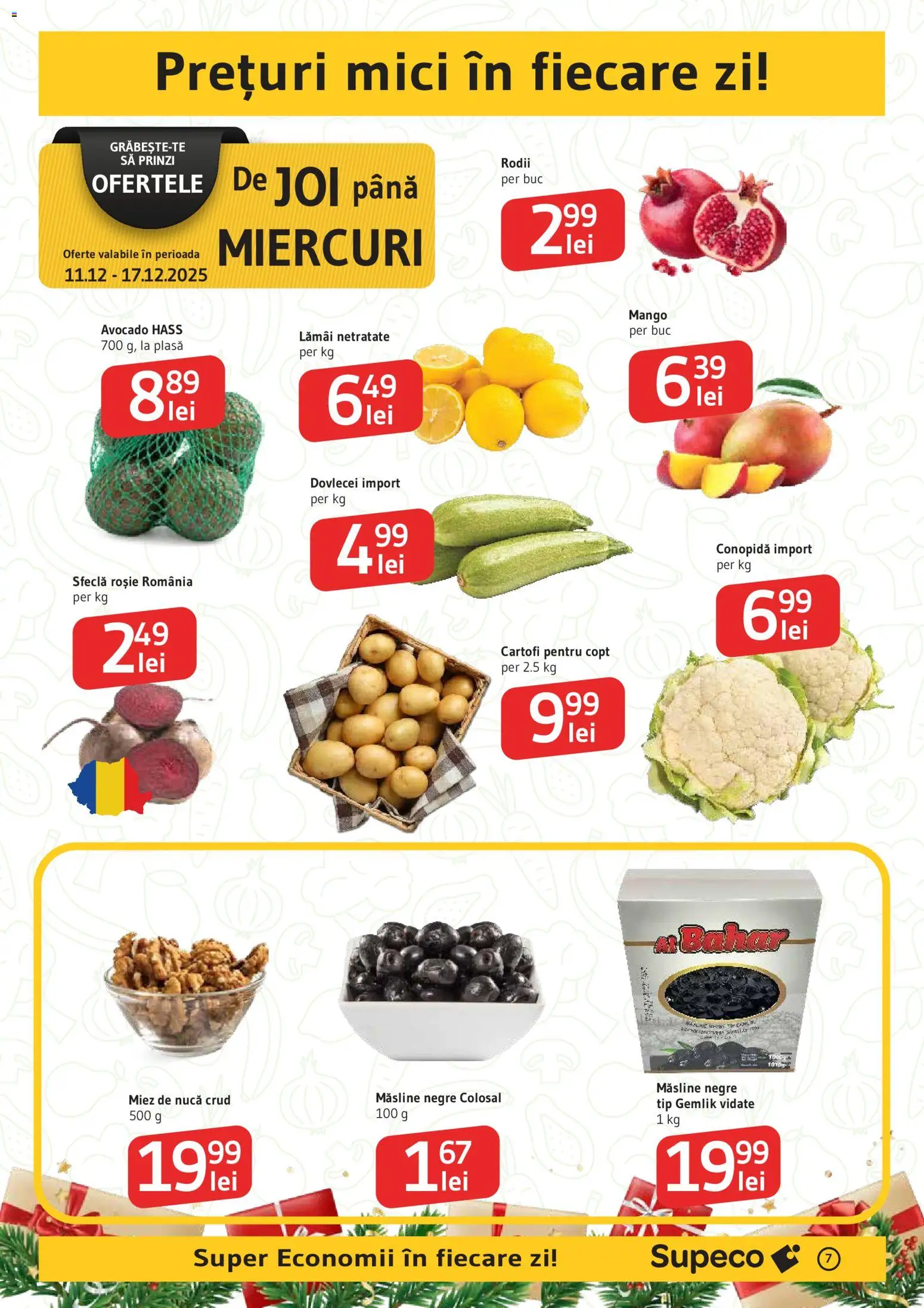 Catalog Supeco 11 - 25 Decembrie 2025 | Pagina 7 | Produse: Conopidă, Avocado, Cartofi, Mango
