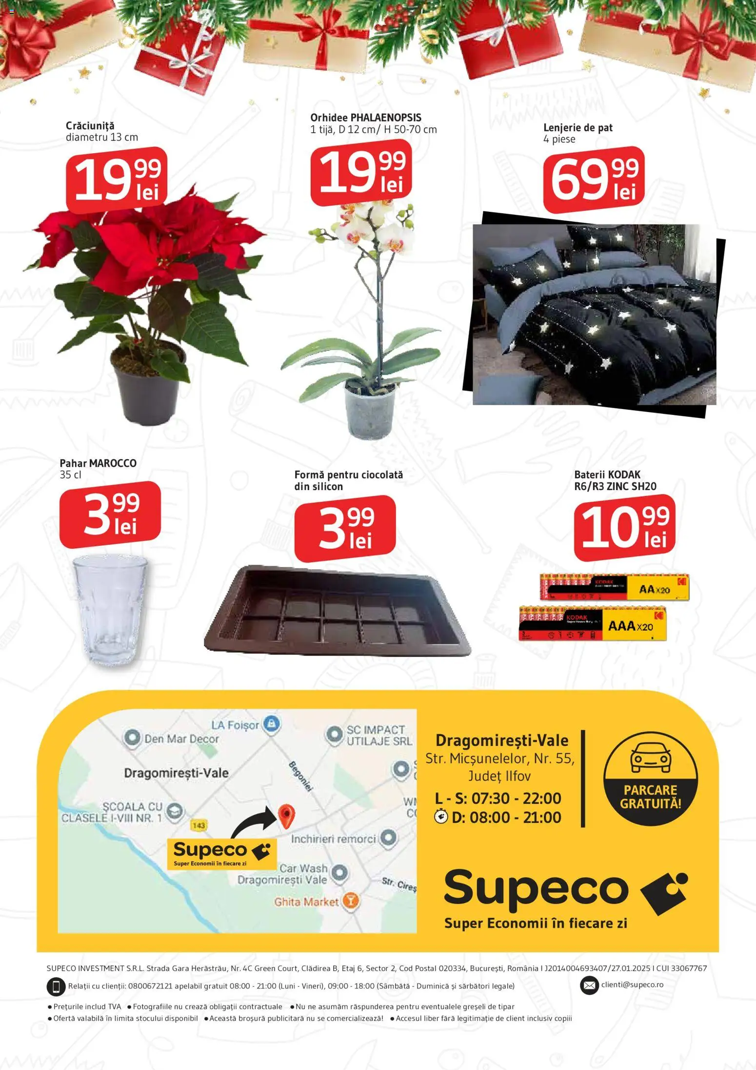 Catalog Supeco 11 - 25 Decembrie 2025 | Pagina 6 | Produse: Orhidee, Pat, Lenjerie de pat, Baterii