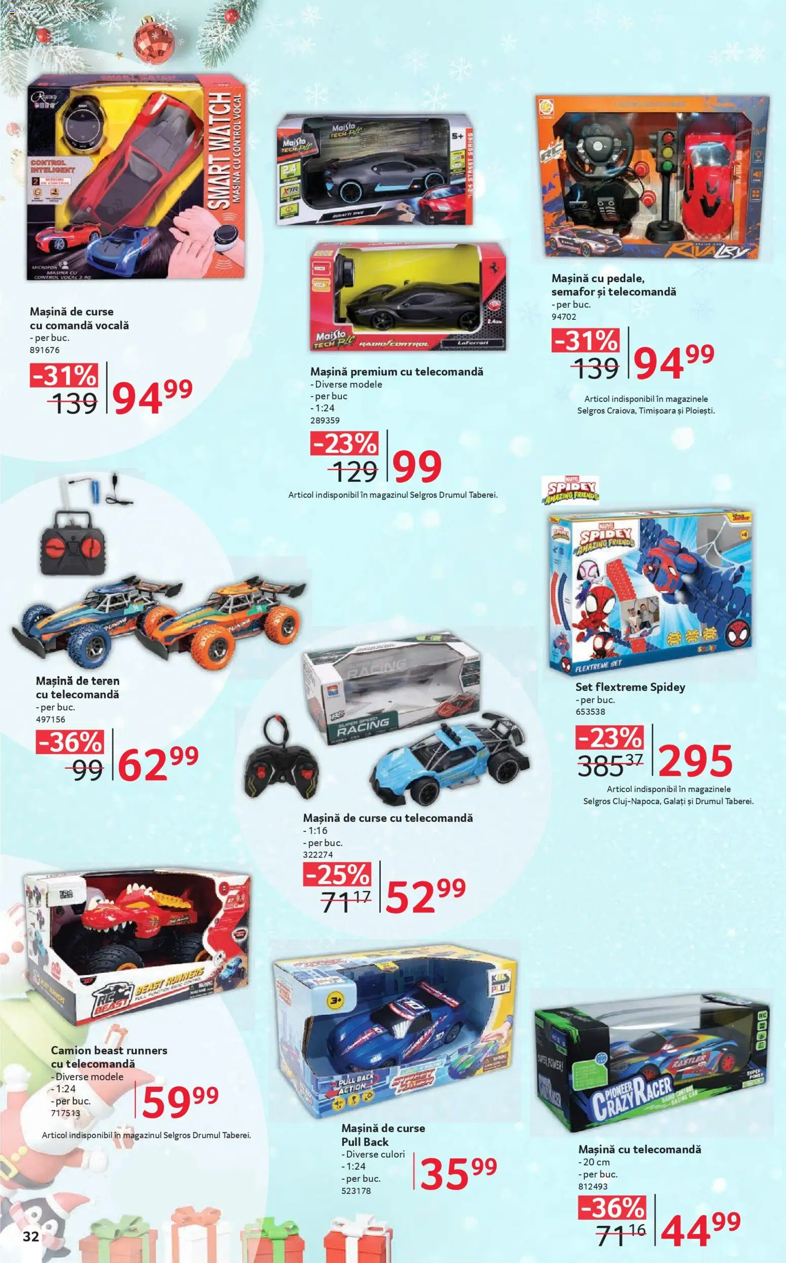 Catalog Selgros 6 - 23 Decembrie 2025 | Pagina 32 | Produse: Şerit ödül, Radio, Microfon