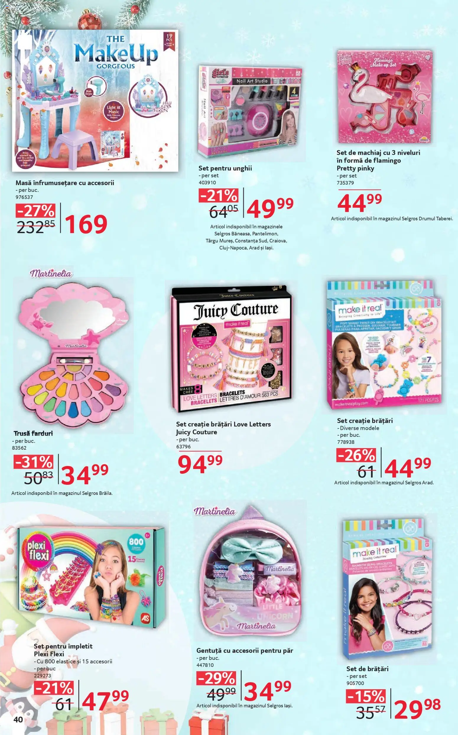 Catalog Selgros 6 - 23 Decembrie 2025 | Pagina 40 | Produse: Pară, Masă, Machiaj, Shake