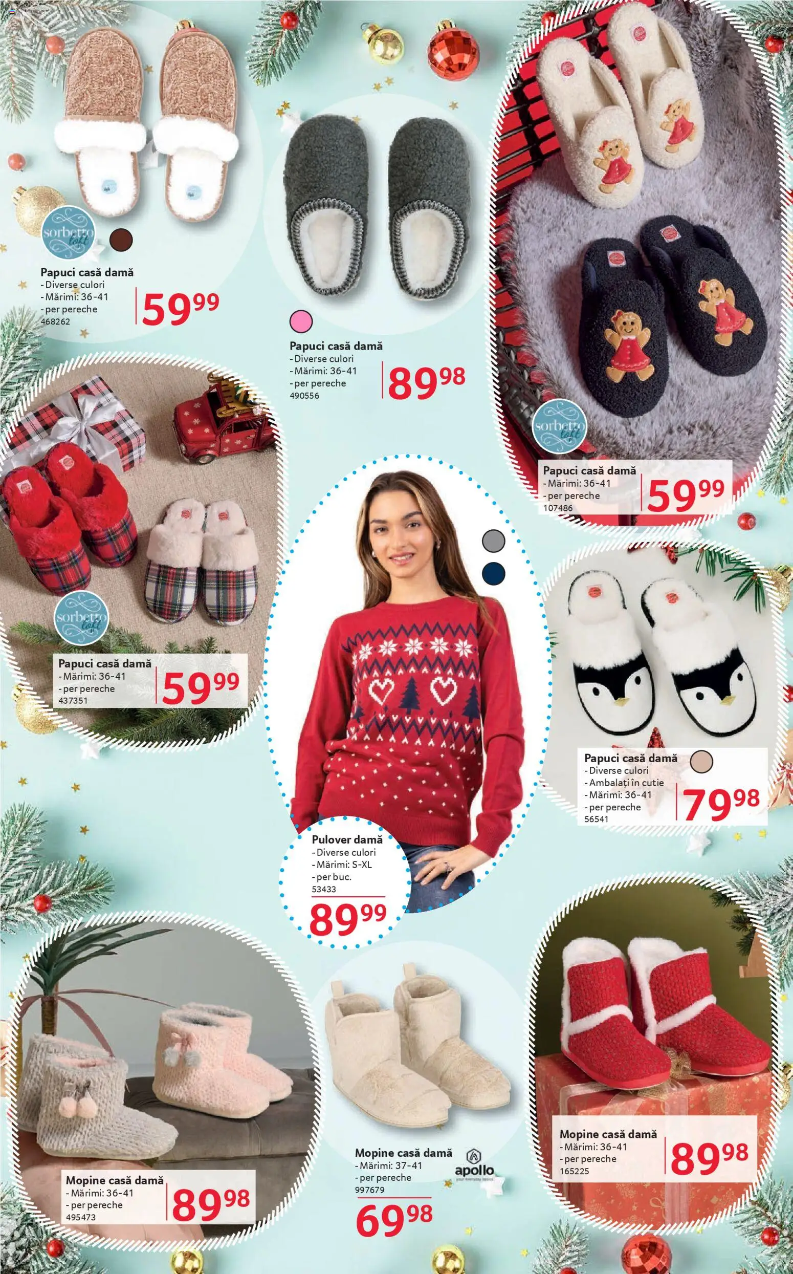 Catalog Selgros 6 - 23 Decembrie 2025 | Pagina 58 | Produse: Cutie, Pulover, Papuci