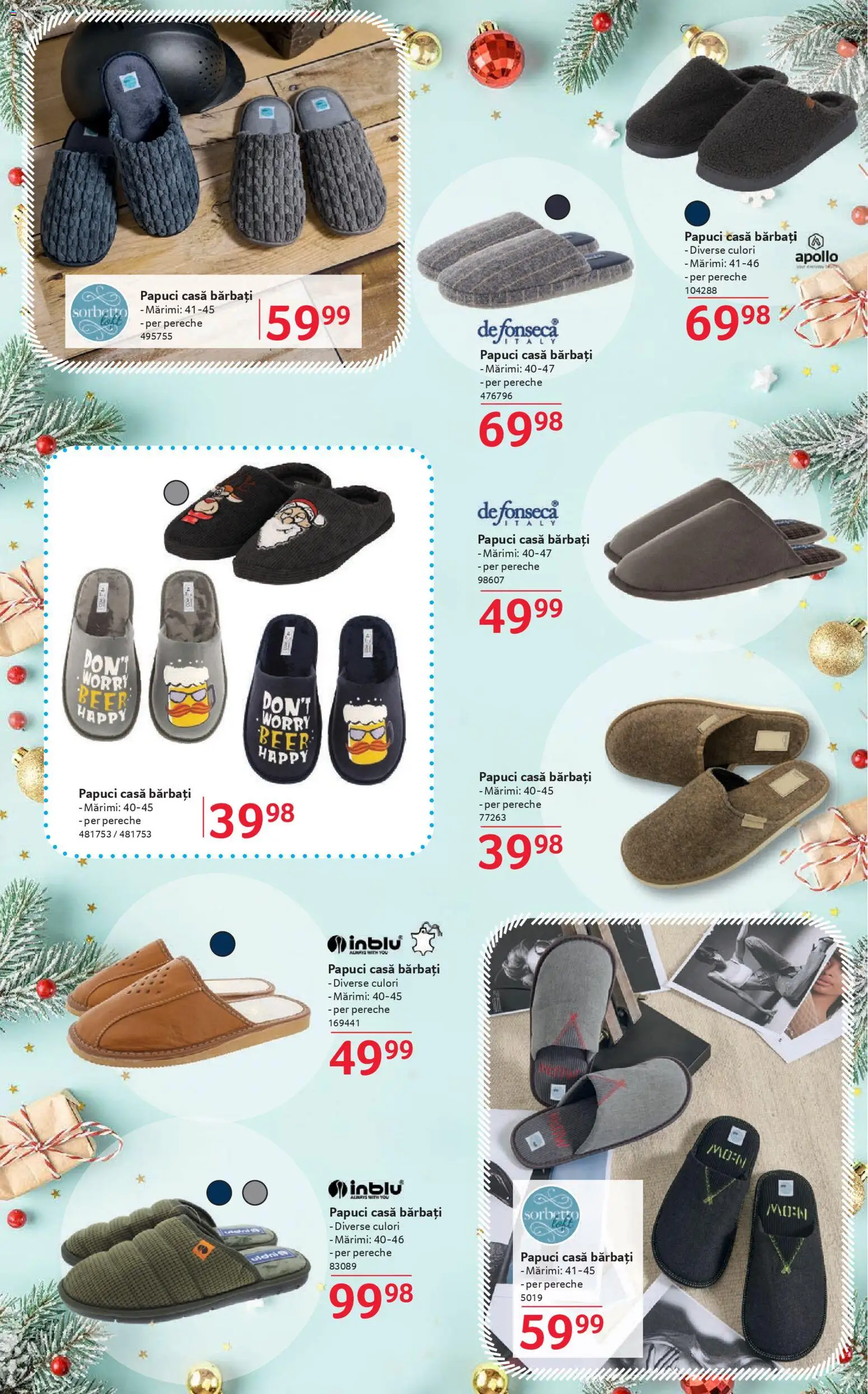 Catalog Selgros 6 - 23 Decembrie 2025 | Pagina 61 | Produse: Papuci