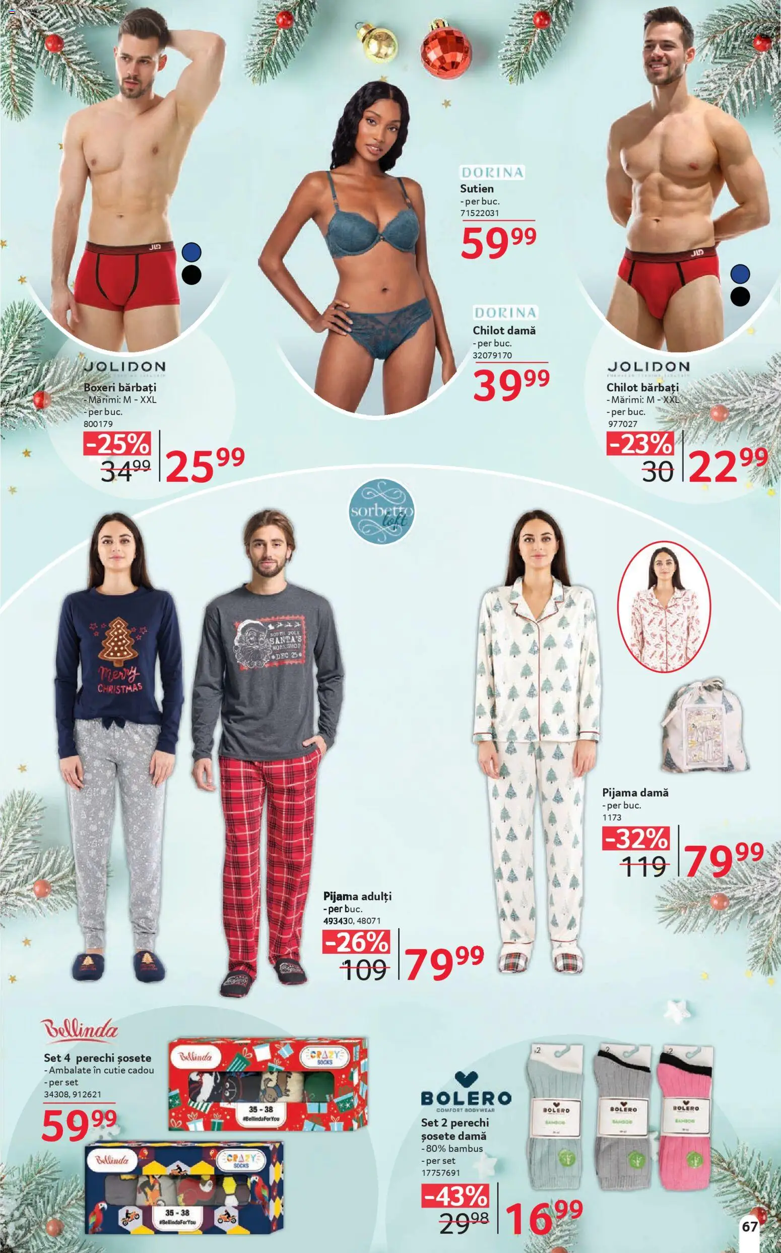 Catalog Selgros 6 - 23 Decembrie 2025 | Pagina 67 | Produse: Cutie, Sutien, Șosete, Boxeri