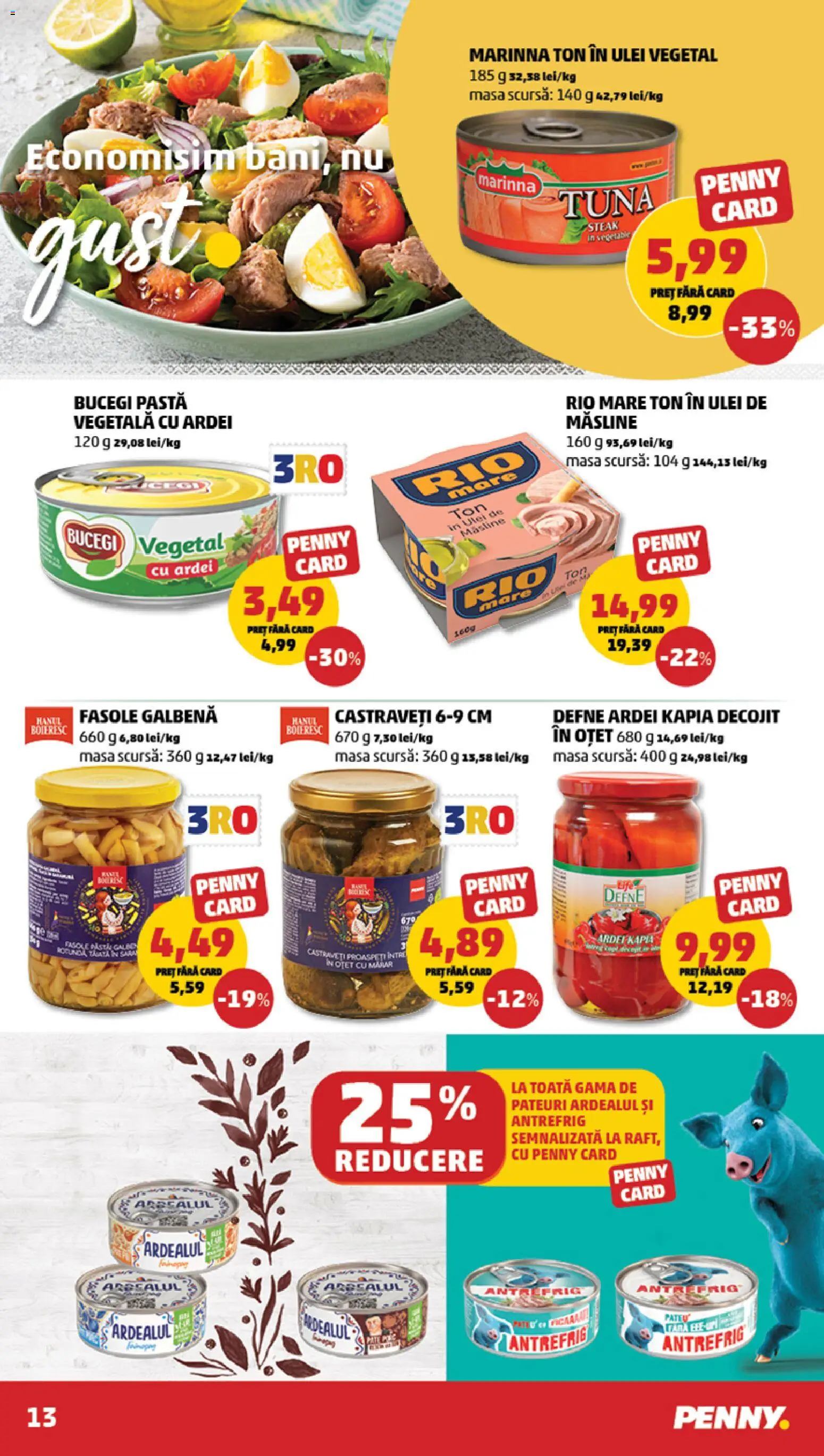 Catalog PENNY Market 10 - 15 Decembrie 2025 | Pagina 13 | Produse: Masă, Ulei, Oțet, Castraveți