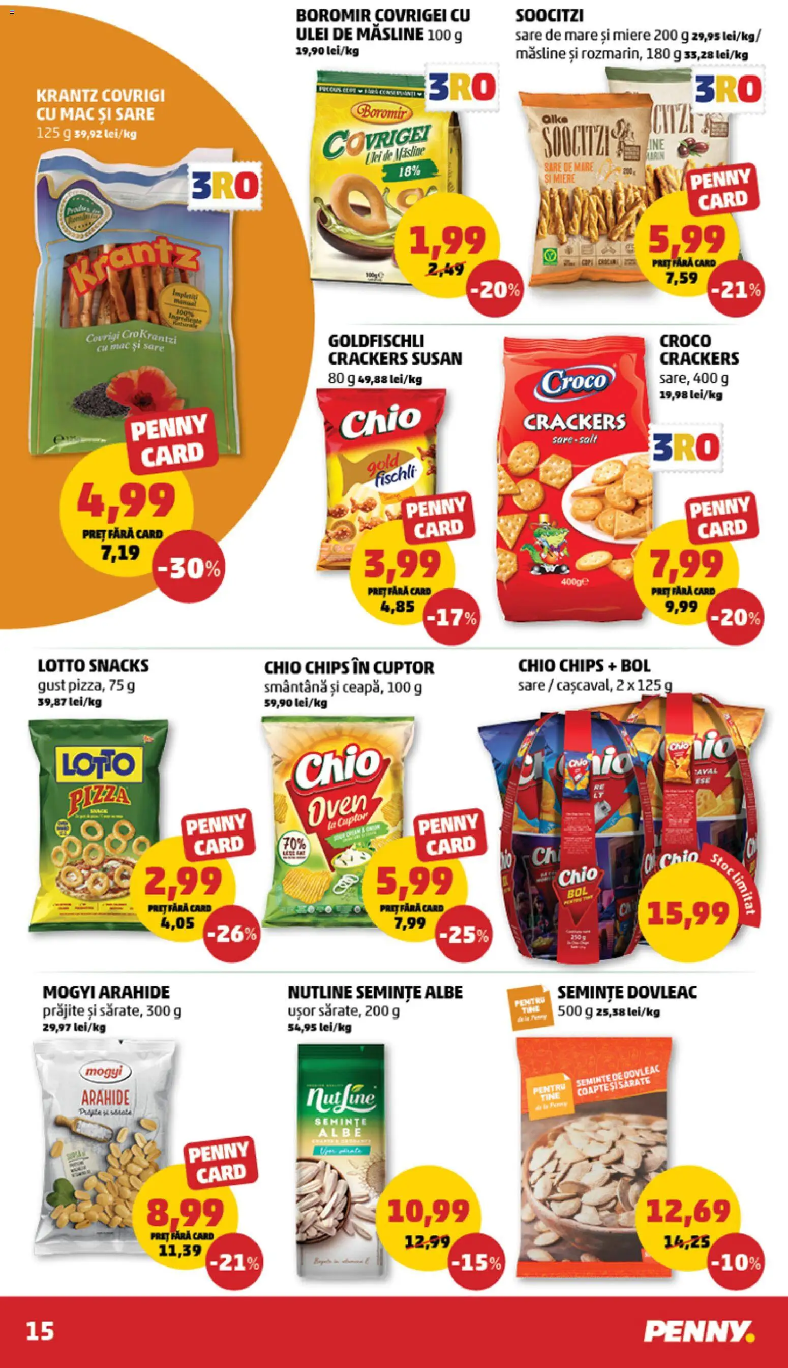 Catalog PENNY Market 10 - 15 Decembrie 2025 | Pagina 15 | Produse: Dovleac, Arahide, Covrigei, Pizza