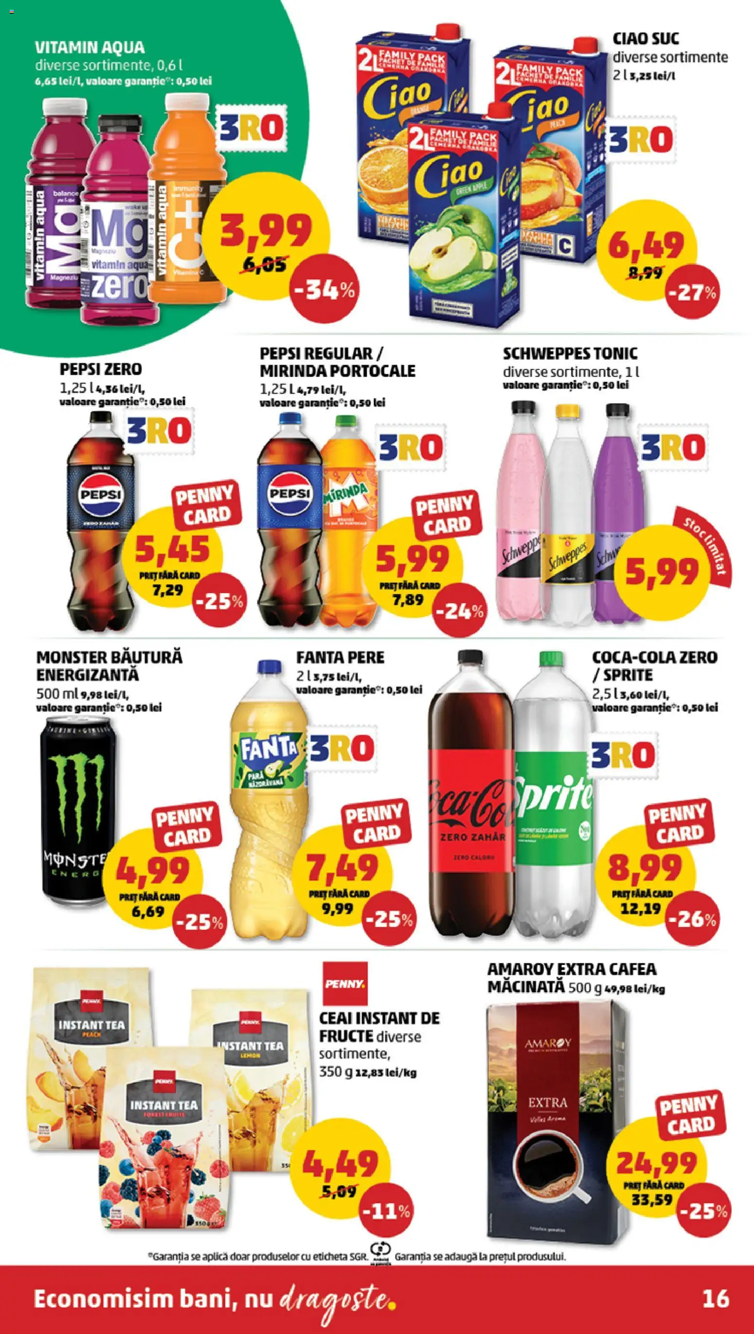 Catalog PENNY Market 10 - 15 Decembrie 2025 | Pagina 16 | Produse: Băutură energizantă, Ceai, Fructe, Zahăr