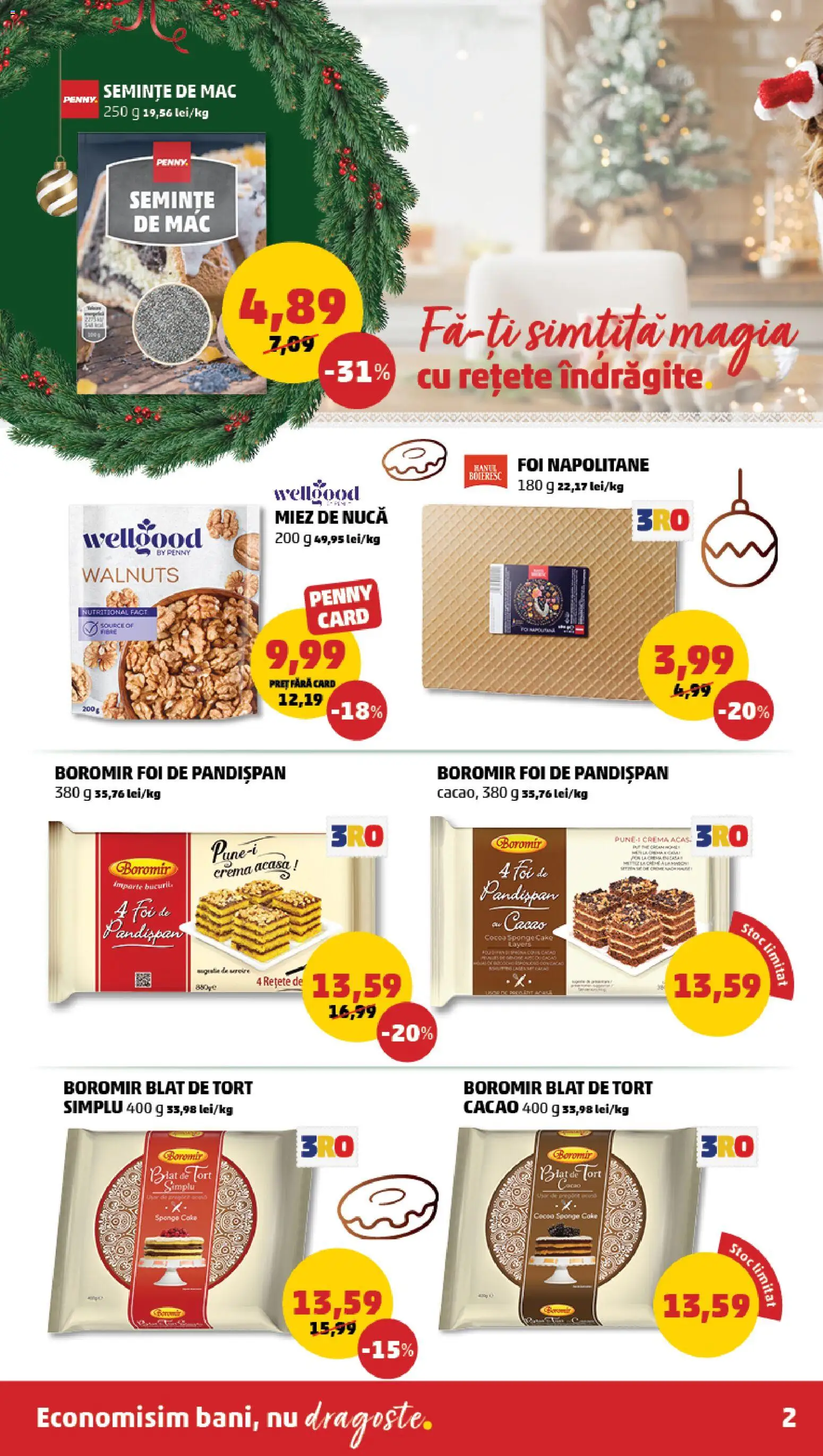 Catalog PENNY Market 10 - 15 Decembrie 2025 | Pagina 2 | Produse: Semințe, Tort, Cremă, Cacao
