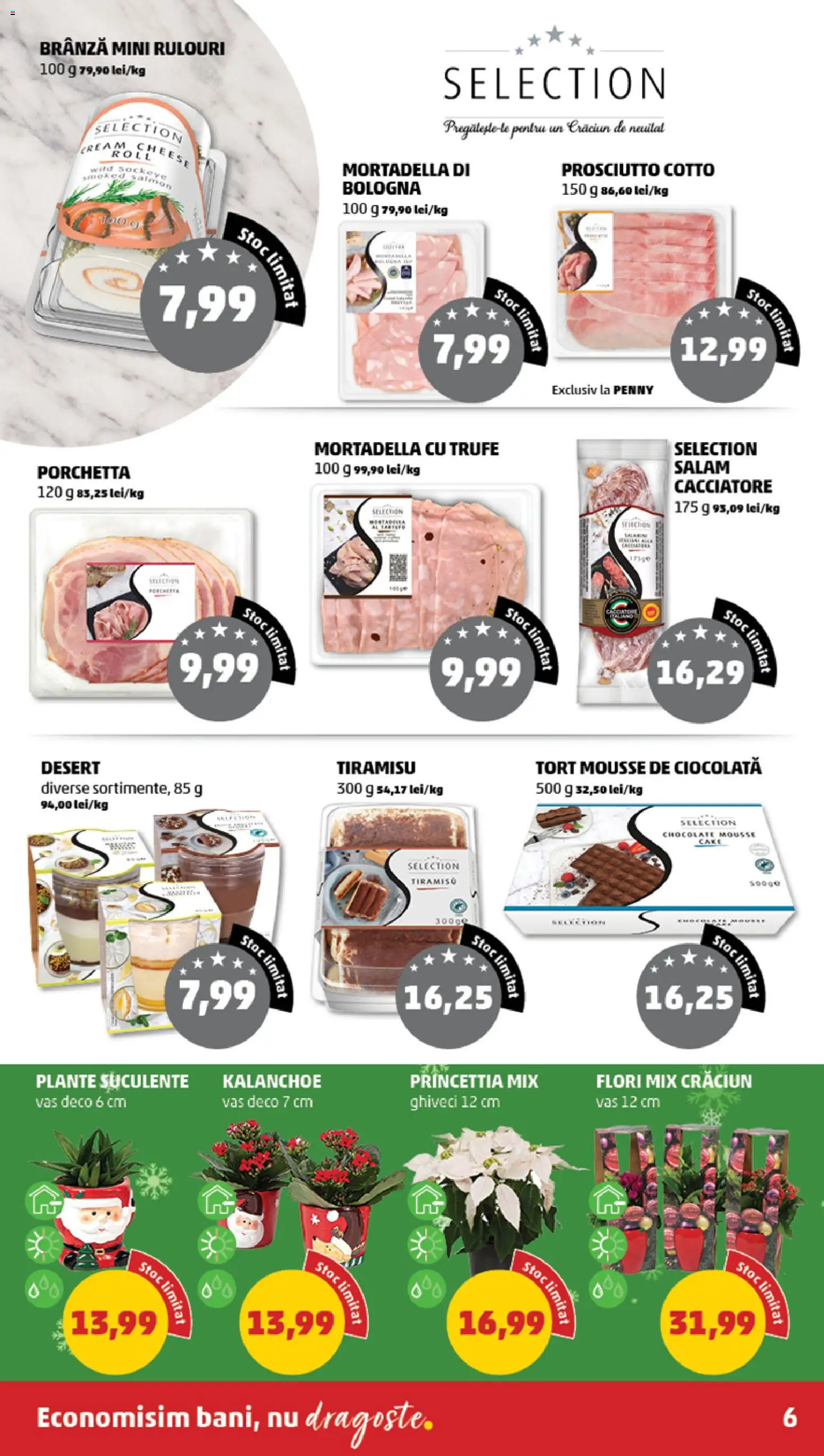 Catalog PENNY Market 10 - 15 Decembrie 2025 | Pagina 6 | Produse: Ghiveci, Tort, Tiramisu, Salam