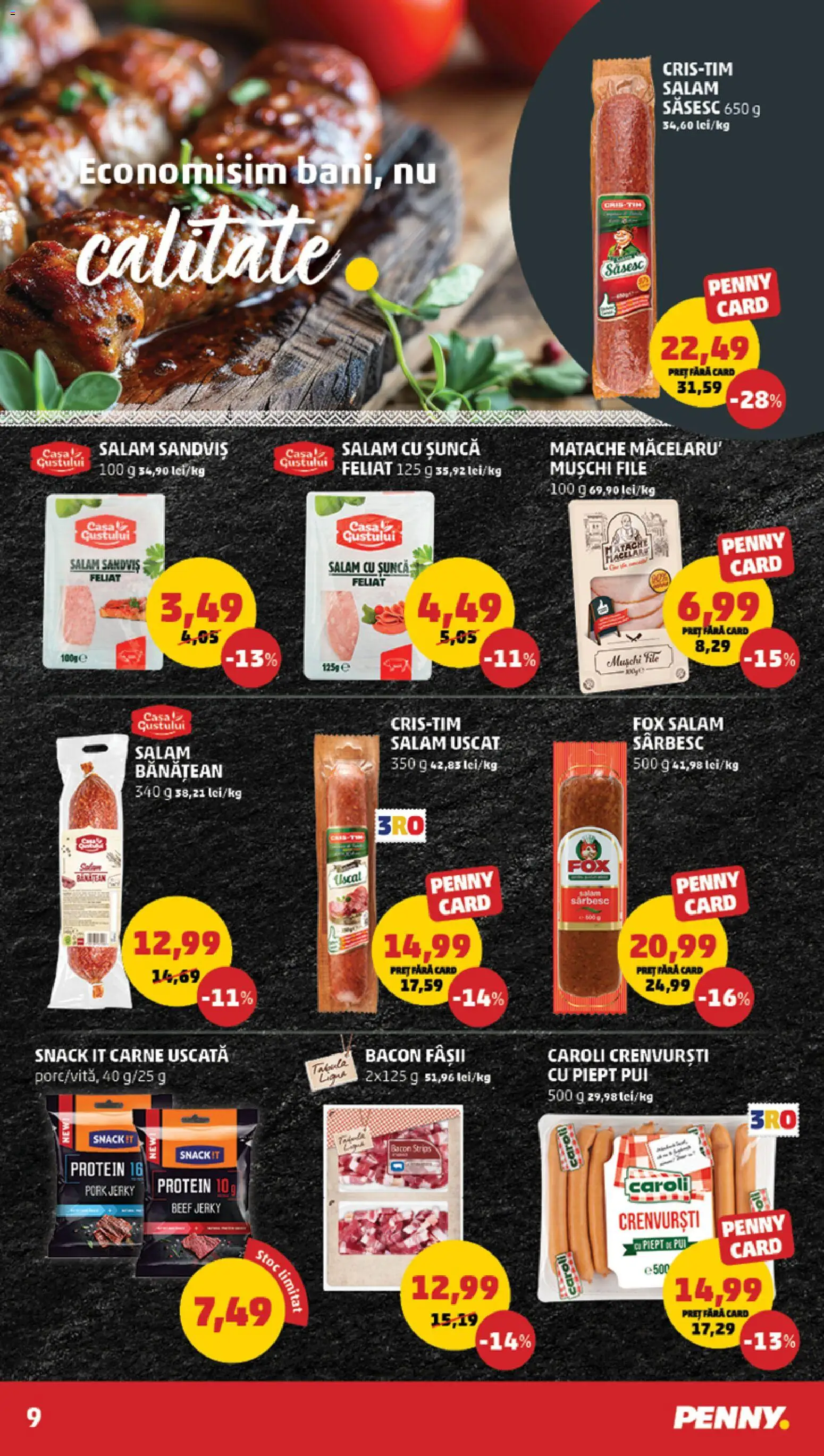 Catalog PENNY Market 10 - 15 Decembrie 2025 | Pagina 9 | Produse: Bahçe aydınlatması, Crenvurști, Bacon, Șuncă