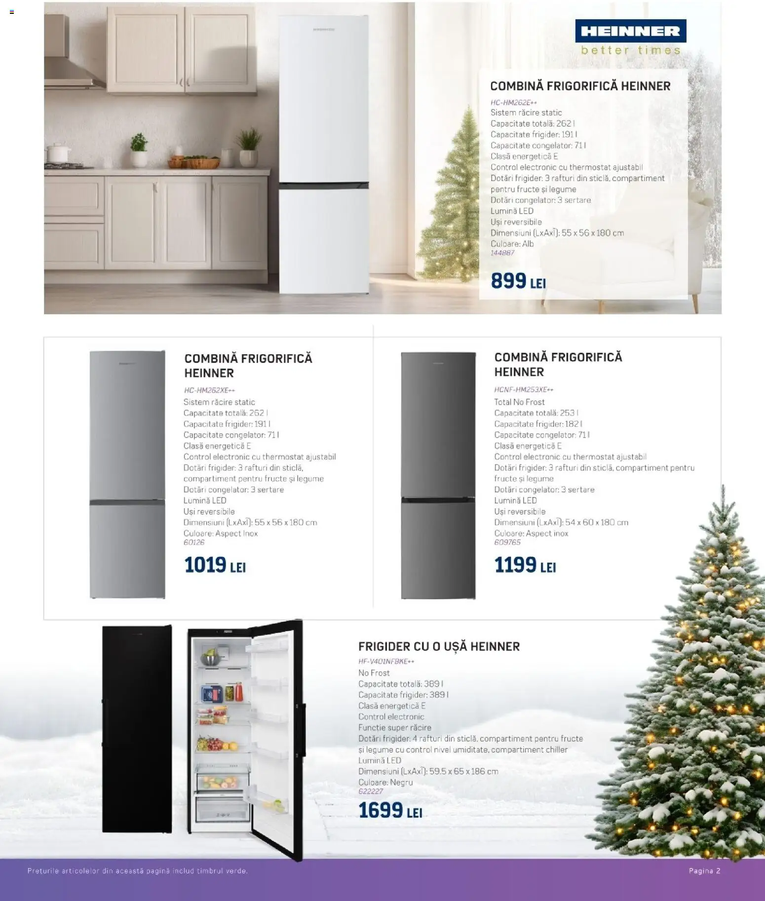 Catalog Selgros 6 - 23 Decembrie 2025 | Pagina 3 | Produse: Frigider, Congelator, Ușă, Legume