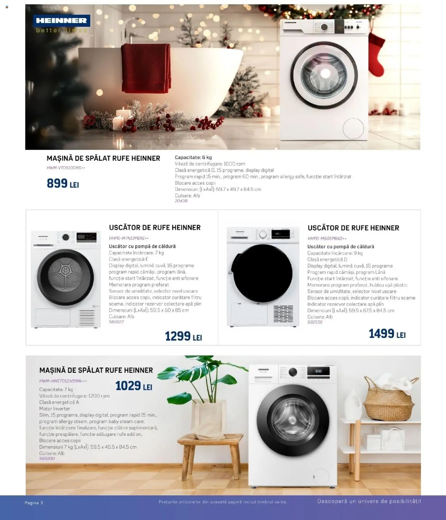 Catalog Selgros 6 - 23 Decembrie 2025 | Pagina 4 | Produse: Tavuk suyu, Mașină De Spălat, Uscător, Ușă