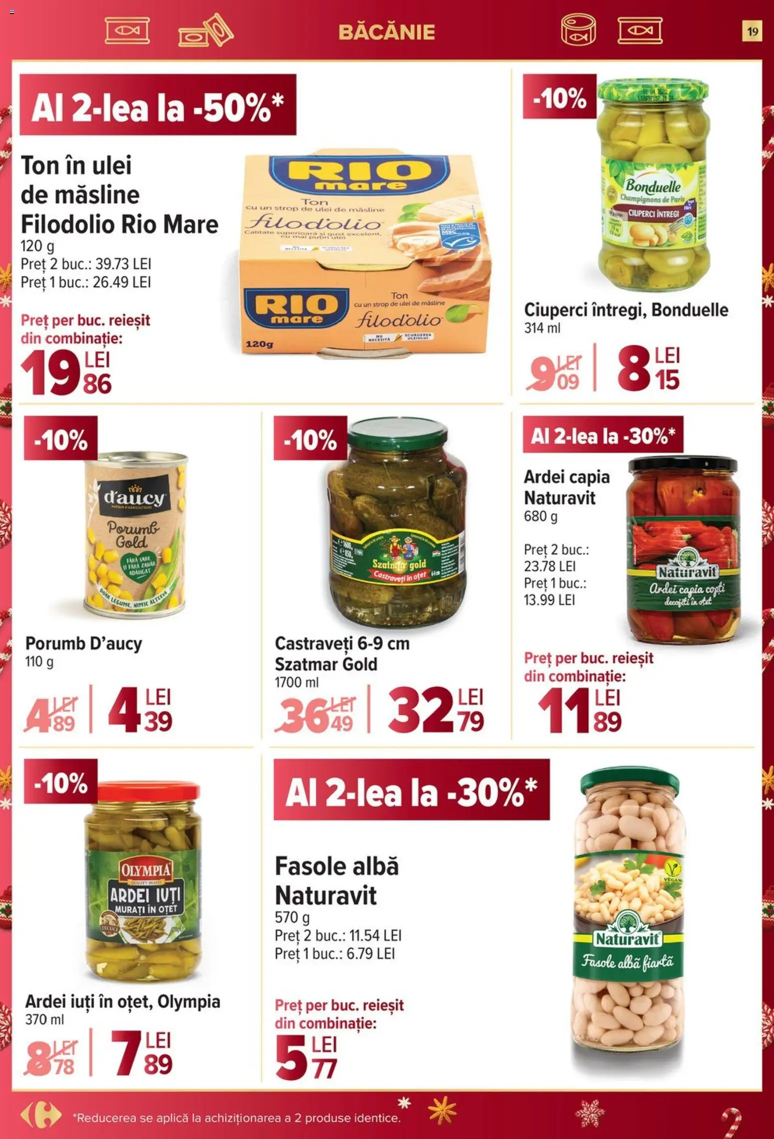 Catalog Carrefour 10 - 15 Decembrie 2025 | Pagina 19 | Produse: Măsline, Ciuperci, Castraveți, Porumb