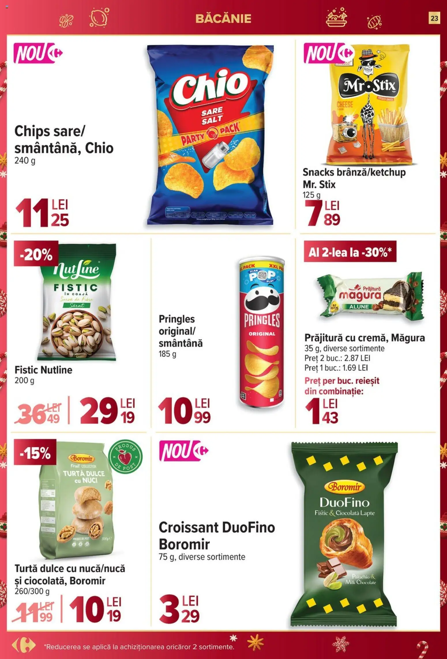 Catalog Carrefour 10 - 15 Decembrie 2025 | Pagina 23 | Produse: Alune, Lapte, Smântână, Sare