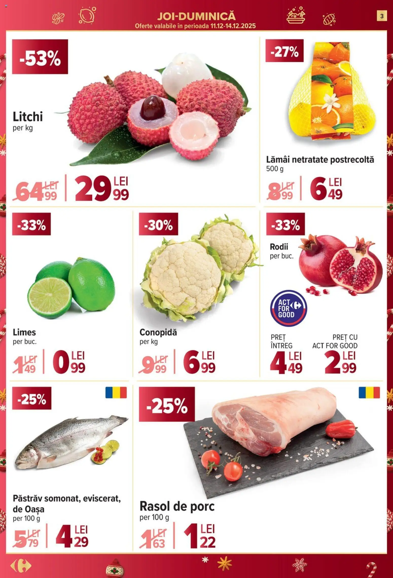 Catalog Carrefour 10 - 15 Decembrie 2025 | Pagina 3 | Produse: Conopidă, Rasol