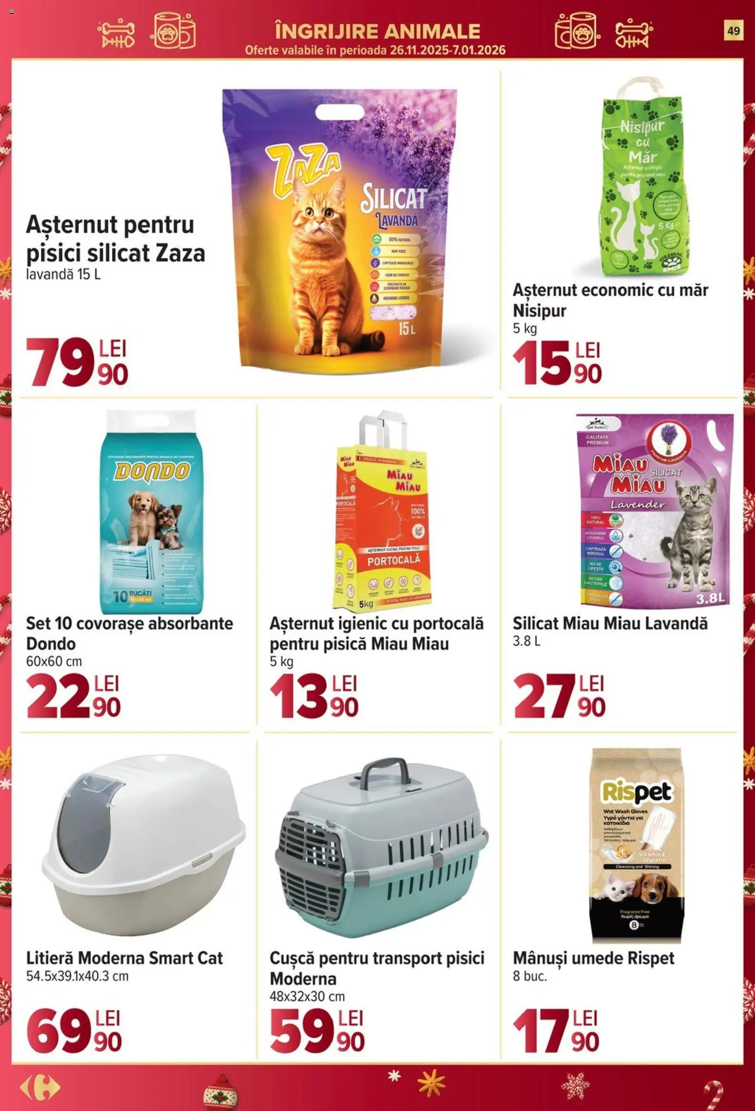Catalog Carrefour 10 - 15 Decembrie 2025 | Pagina 49 | Produse: Mănuși, Absorbante