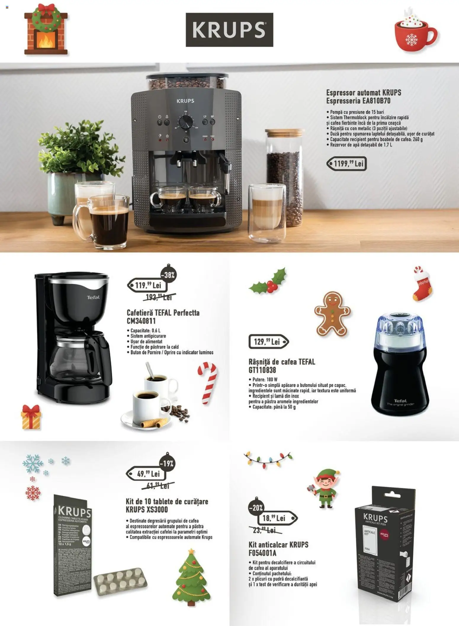 Catalog Carrefour 10 Decembrie 2025 - 13 Ianuarie 2026 | Pagina 10 | Produse: Espressor, Cafetieră, Pudră, Cafea