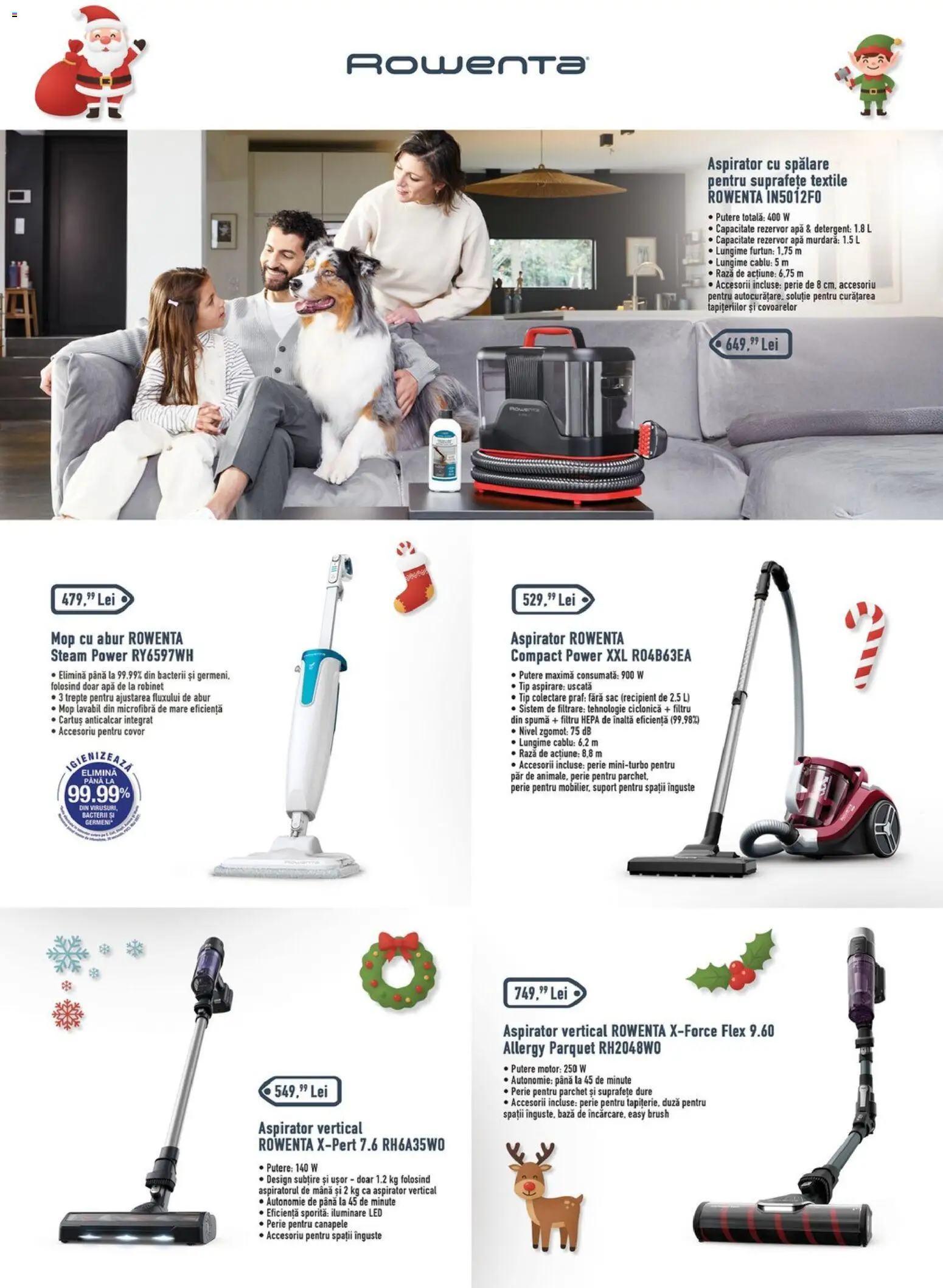 Catalog Carrefour 10 Decembrie 2025 - 13 Ianuarie 2026 | Pagina 4 | Produse: Cablu, Aspirator, Mop, Babak