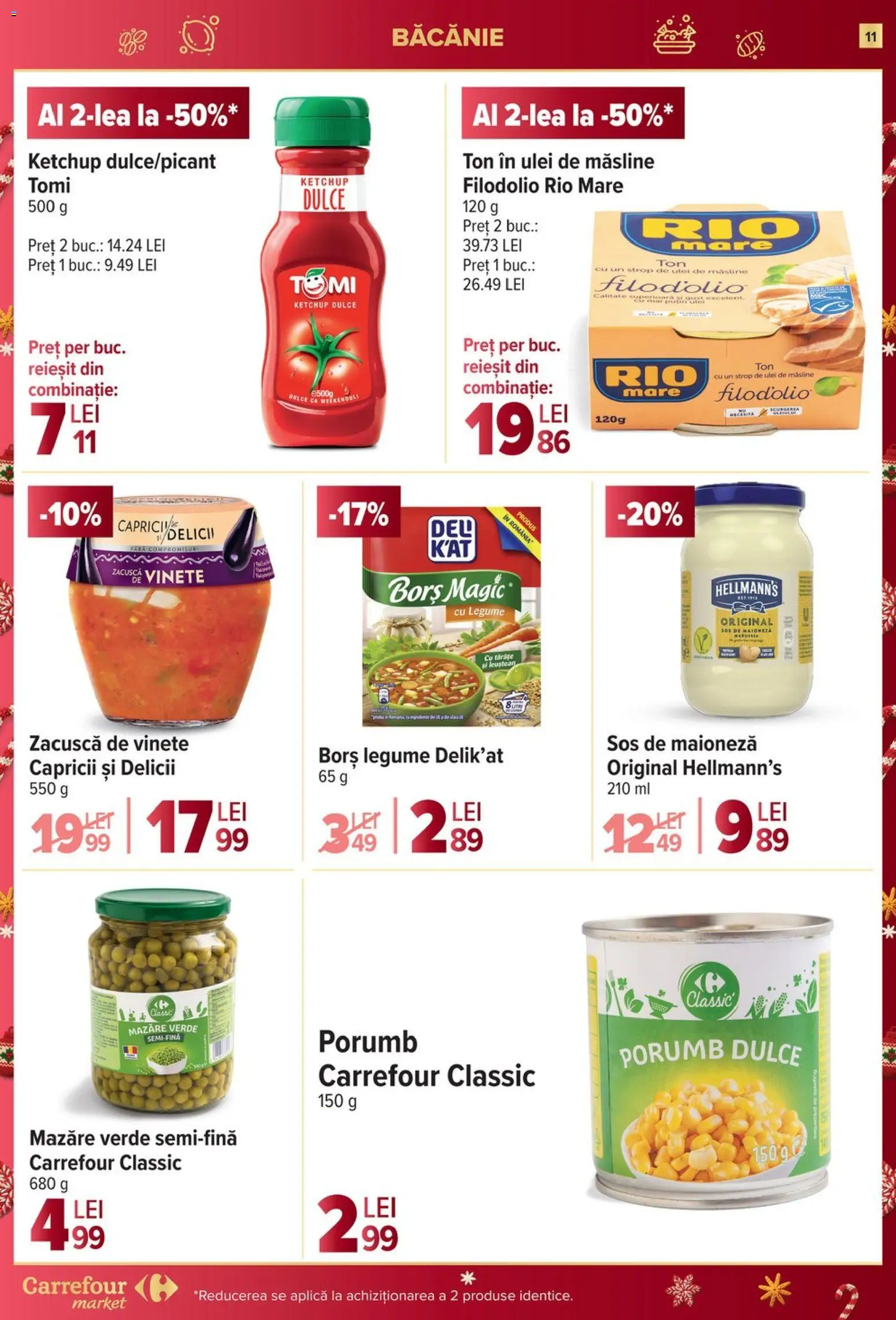 Catalog Carrefour 10 - 15 Decembrie 2025 | Pagina 11 | Produse: Mazăre, Măsline, Ketchup, Zacuscă