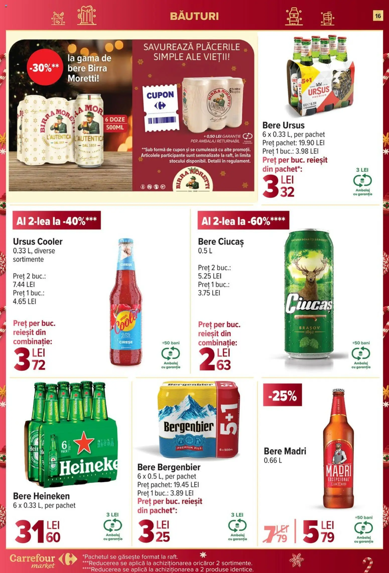 Catalog Carrefour 10 - 15 Decembrie 2025 | Pagina 16 | Produse: Bere, Plastik Kulübe, Cireșe