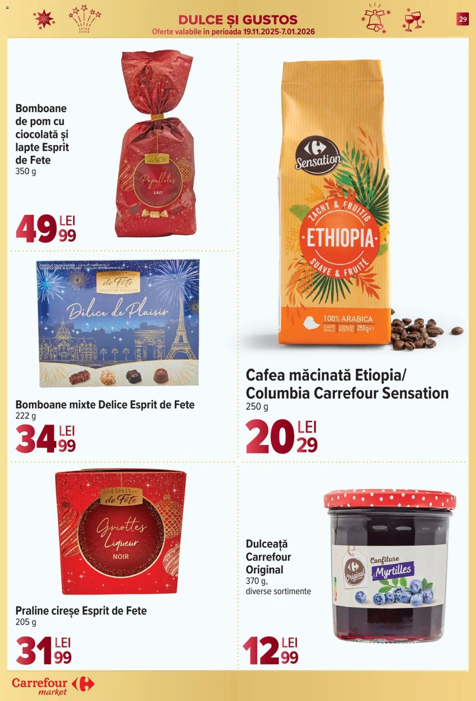 Catalog Carrefour 10 - 15 Decembrie 2025 | Pagina 29 | Produse: Praline, Lapte, Bomboane, Cireșe