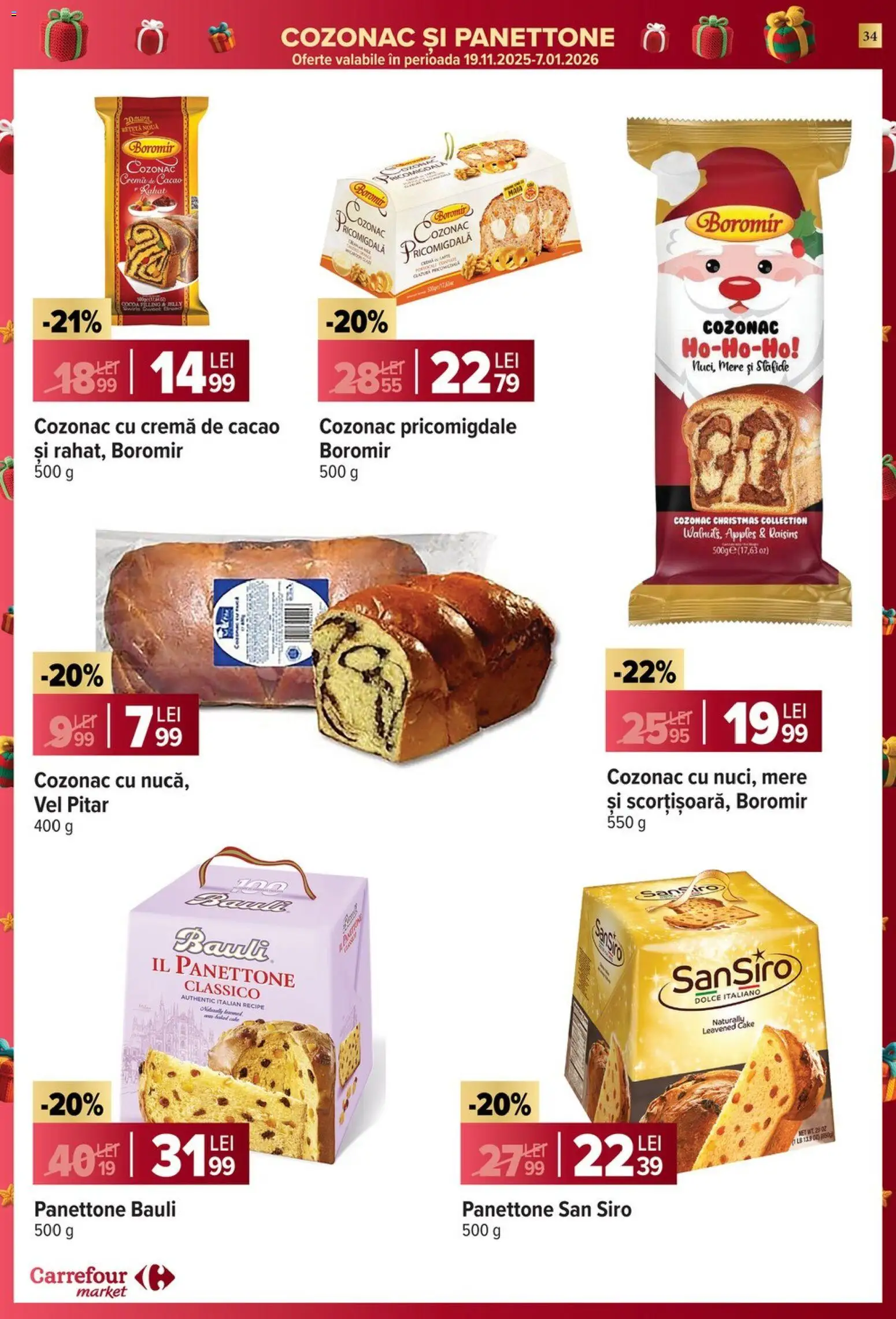 Catalog Carrefour 10 - 15 Decembrie 2025 | Pagina 34 | Produse: Cremă, Mere, Cacao, Stafide