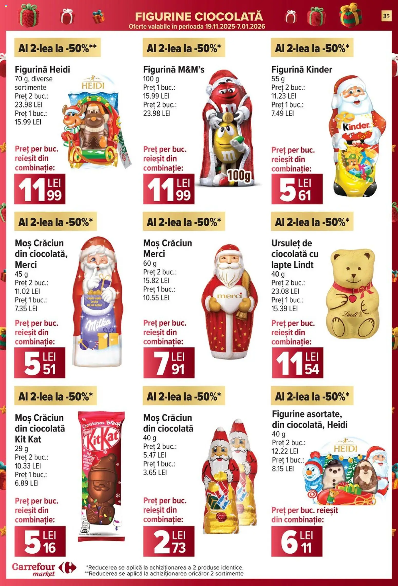 Catalog Carrefour 10 - 15 Decembrie 2025 | Pagina 35 | Produse: Lapte, Ciocolată