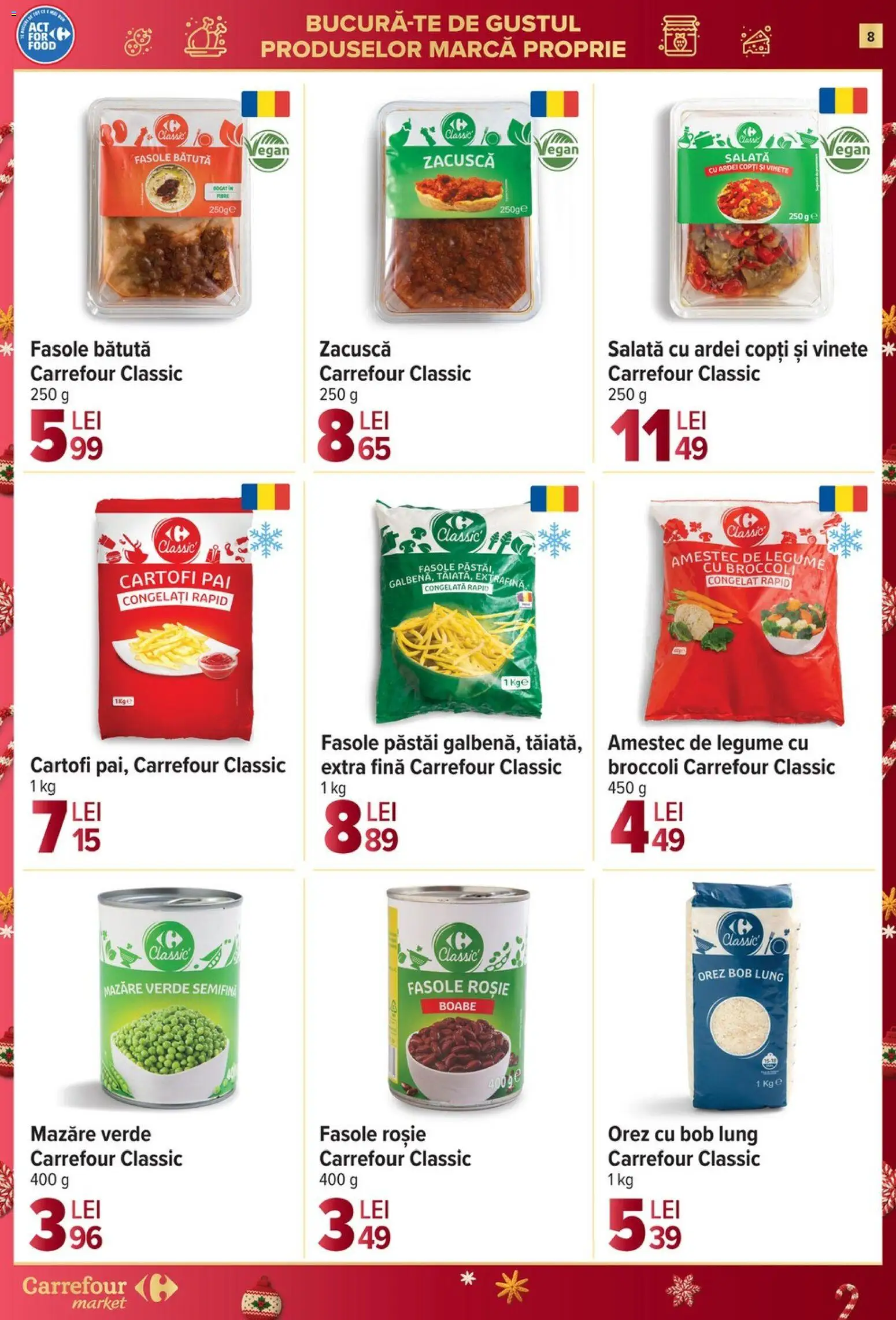 Catalog Carrefour 10 - 15 Decembrie 2025 | Pagina 8 | Produse: Ardei, Orez, Cartofi, Legume