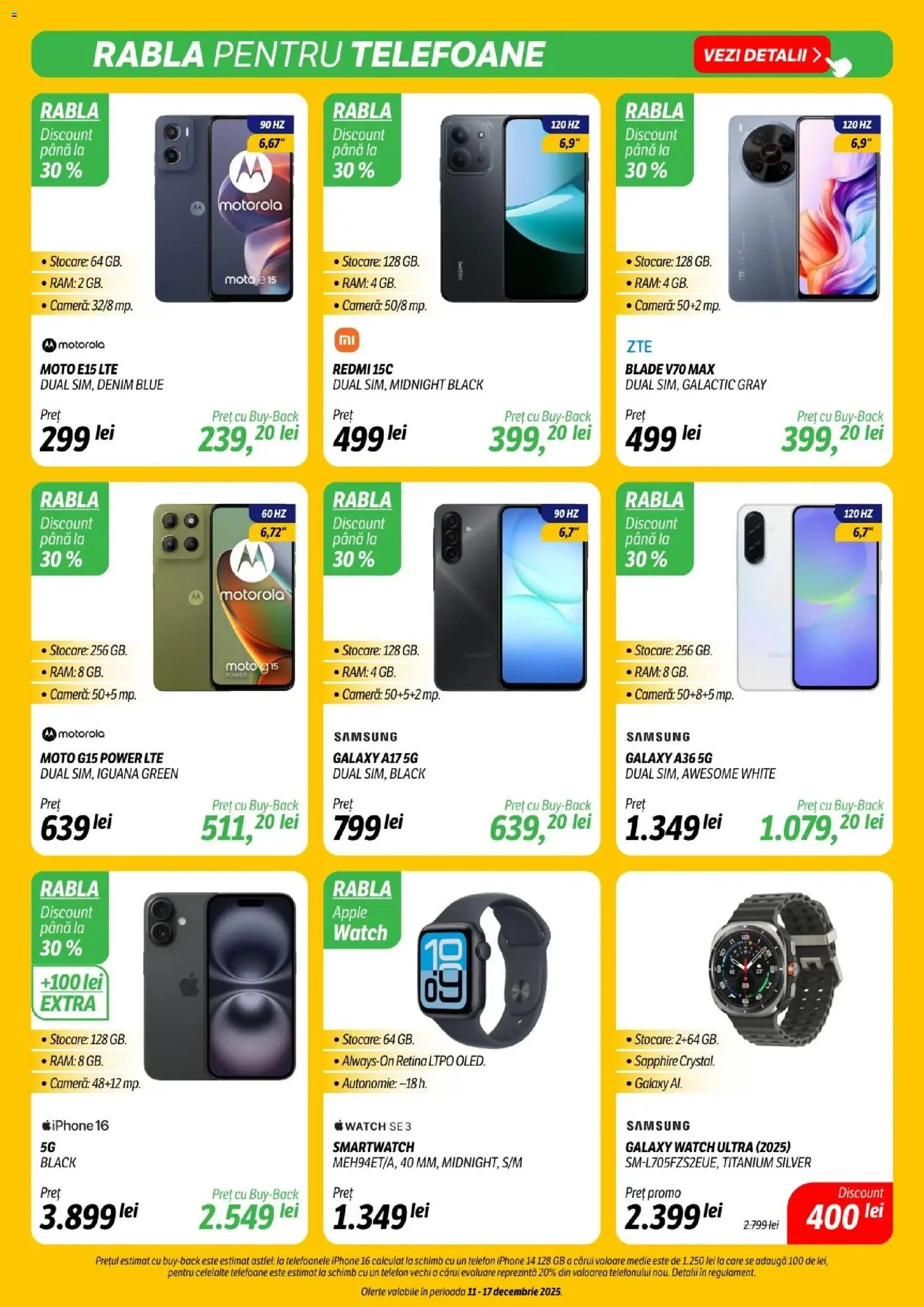 Catalog Flanco 11 - 16 Decembrie 2025 | Pagina 11 | Produse: Telefon, Cameră, Smartwatch, Apple