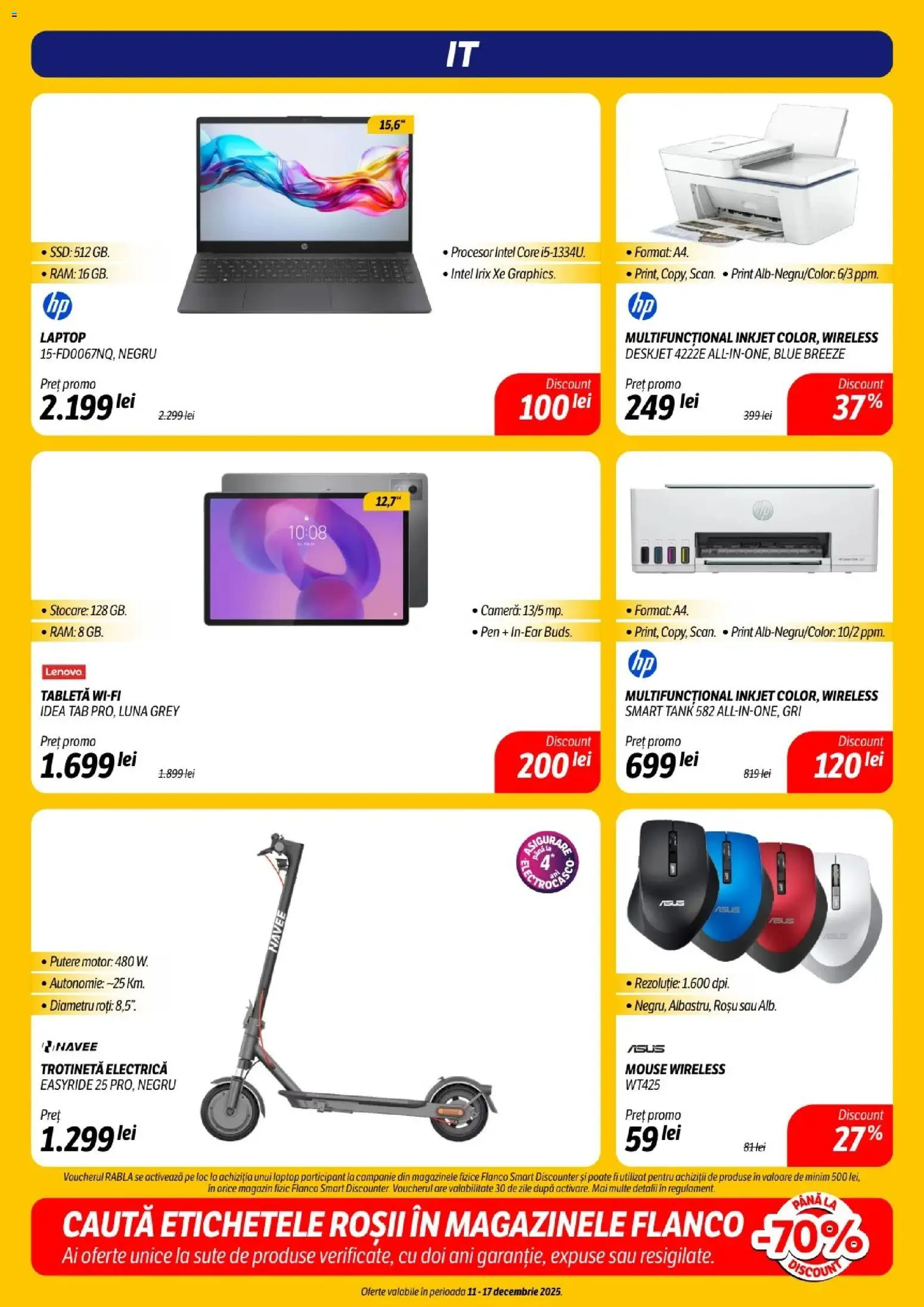 Catalog Flanco 11 - 16 Decembrie 2025 | Pagina 15 | Produse: Laptop, Tabletă, Trotinetă, Roșii
