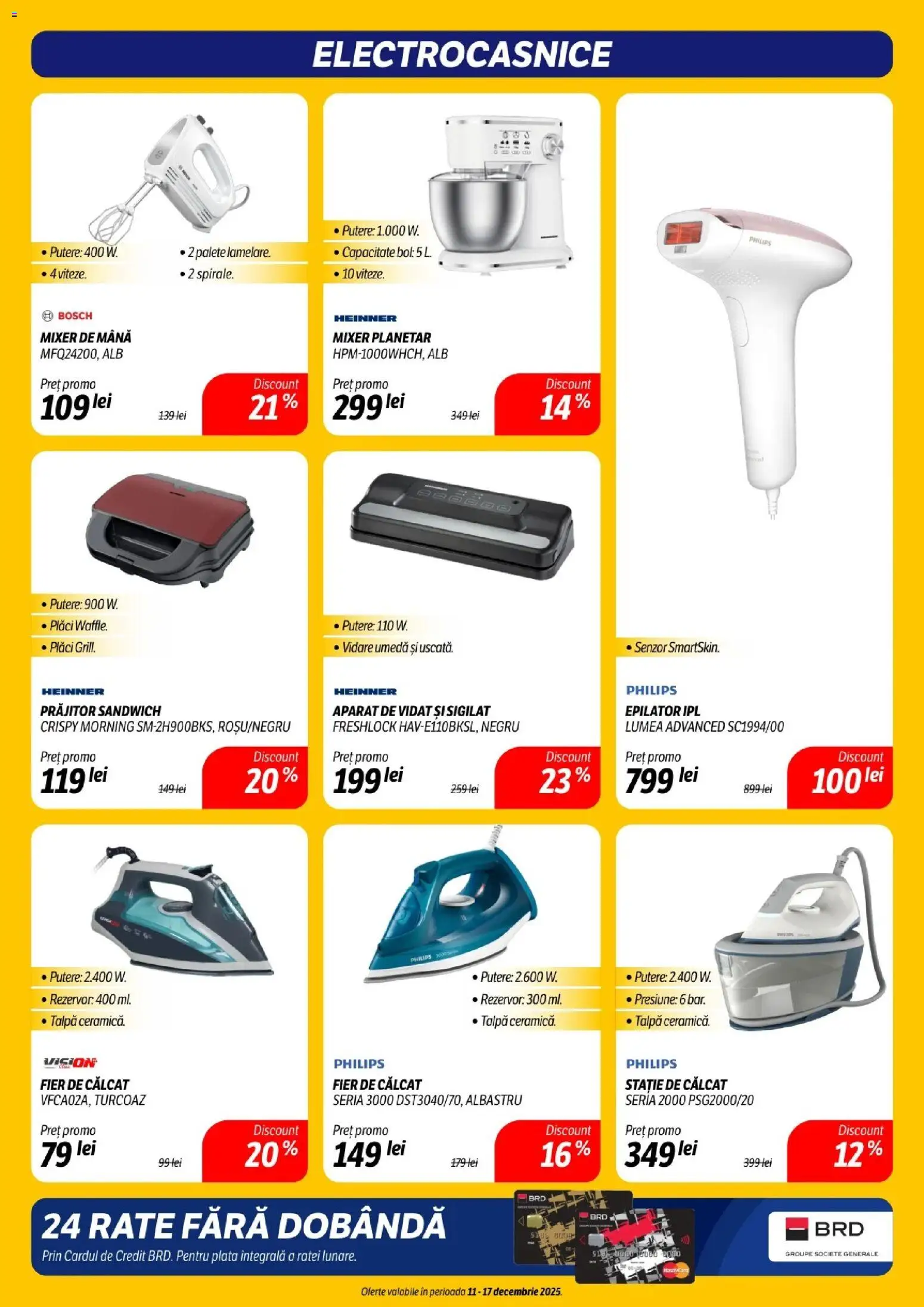 Catalog Flanco 11 - 16 Decembrie 2025 | Pagina 20 | Produse: Fier de călcat, Epilator, Mixer, Bol