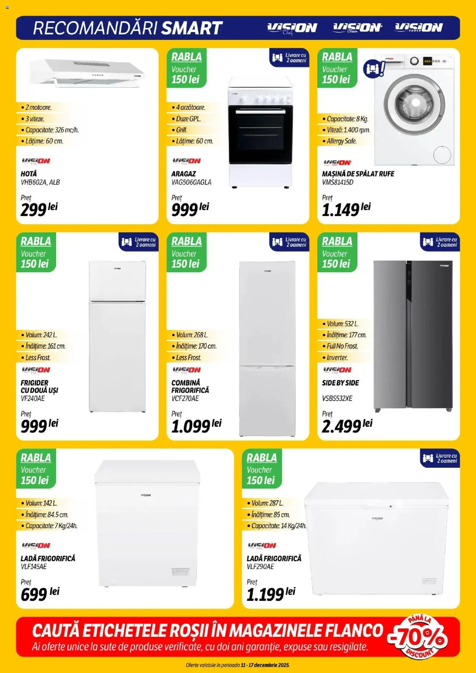 Catalog Flanco 11 - 16 Decembrie 2025 | Pagina 21 | Produse: Hotă, Aragaz, Roșii, Ladă frigorifică