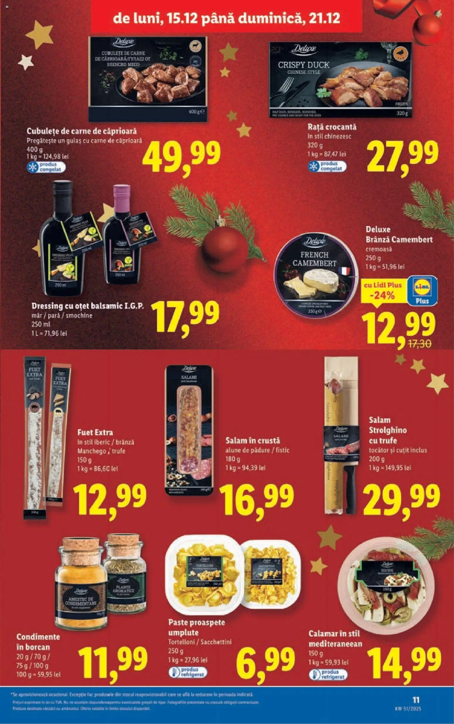 Catalog LIDL 15 - 20 Decembrie 2025 | Pagina 11 | Produse: Pară, Rață, Oțet, Gulaș