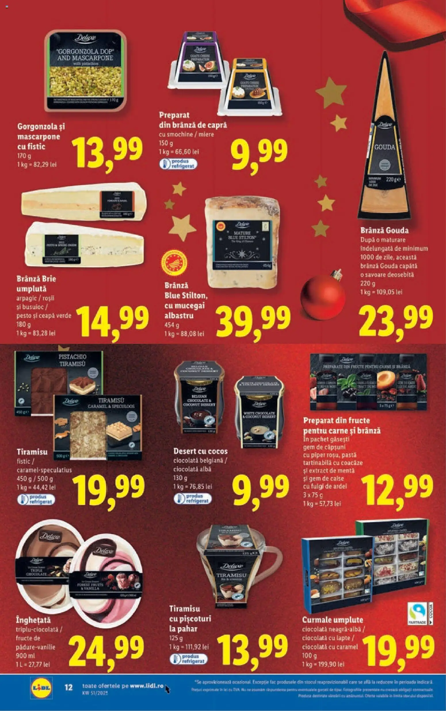 Catalog LIDL 15 - 20 Decembrie 2025 | Pagina 12 | Produse: Lapte, Brânză, Tiramisu, Mascarpone