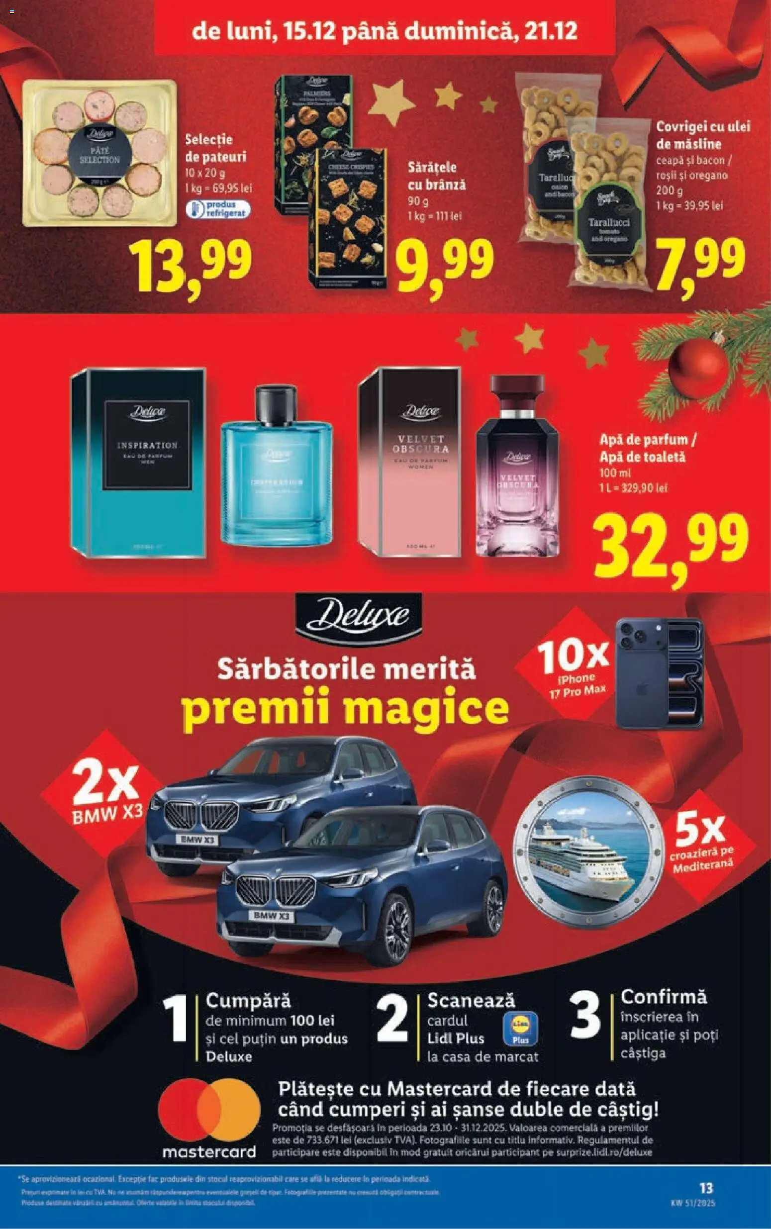 Catalog LIDL 15 - 20 Decembrie 2025 | Pagina 13 | Produse: Toaletă, Parfum, Bacon, Ceapă