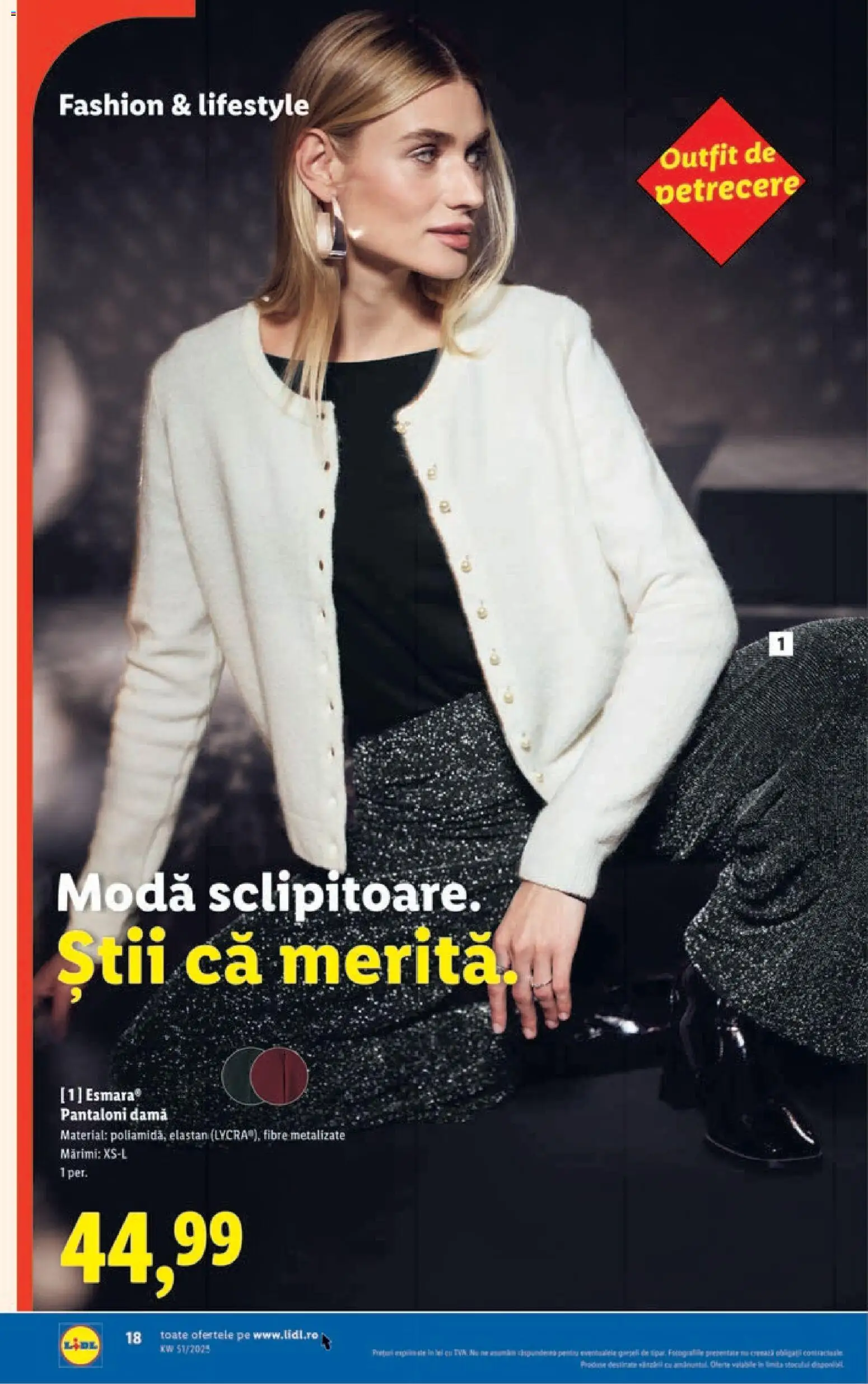 Catalog LIDL 15 - 20 Decembrie 2025 | Pagina 18 | Produse: Pantaloni