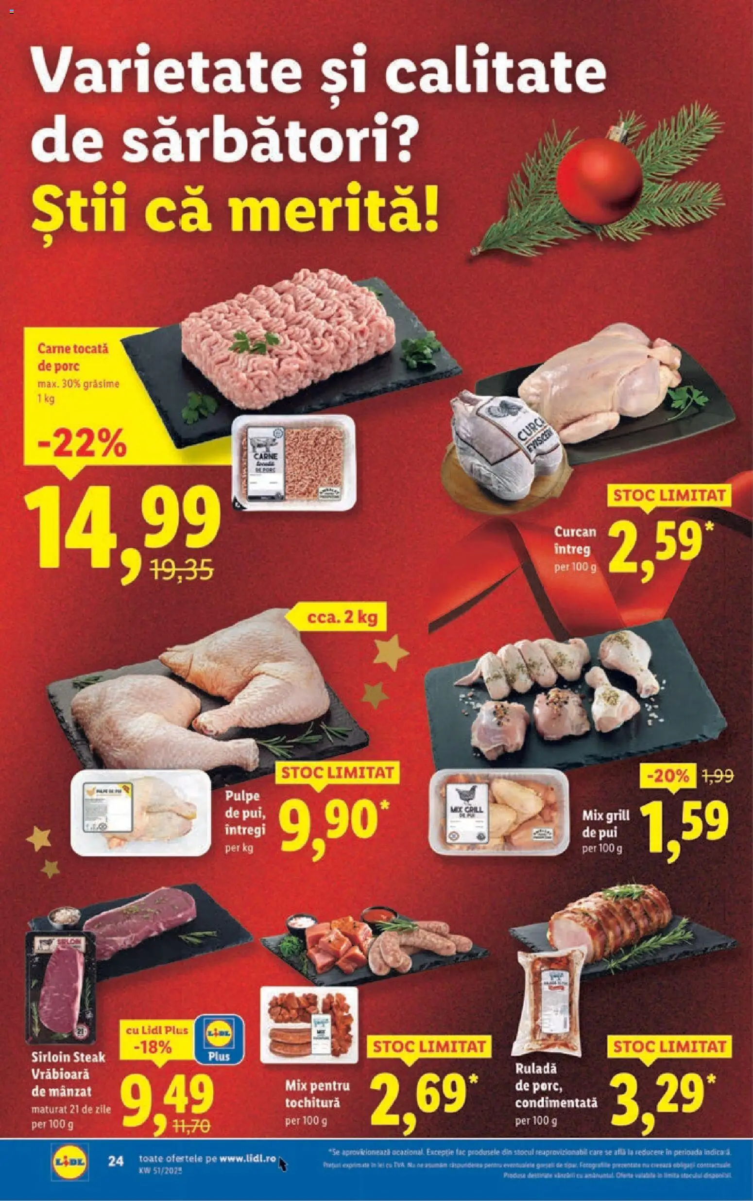 Catalog LIDL 15 - 20 Decembrie 2025 | Pagina 24 | Produse: Grill, Hacıyatmaz Kedi Oyuncağı, Carne tocată