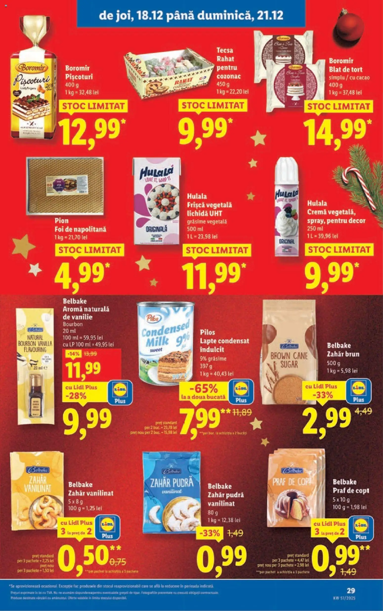 Catalog LIDL 15 - 20 Decembrie 2025 | Pagina 29 | Produse: Pudră, Cremă, Cacao, Zahăr