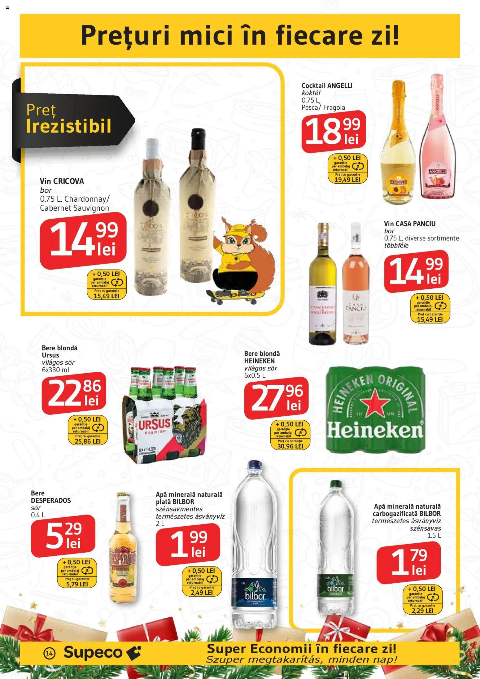 Catalog Supeco 11 - 25 Decembrie 2025 | Pagina 14 | Produse: Yazı tahtası kalemi, Mici, Vin, Apă