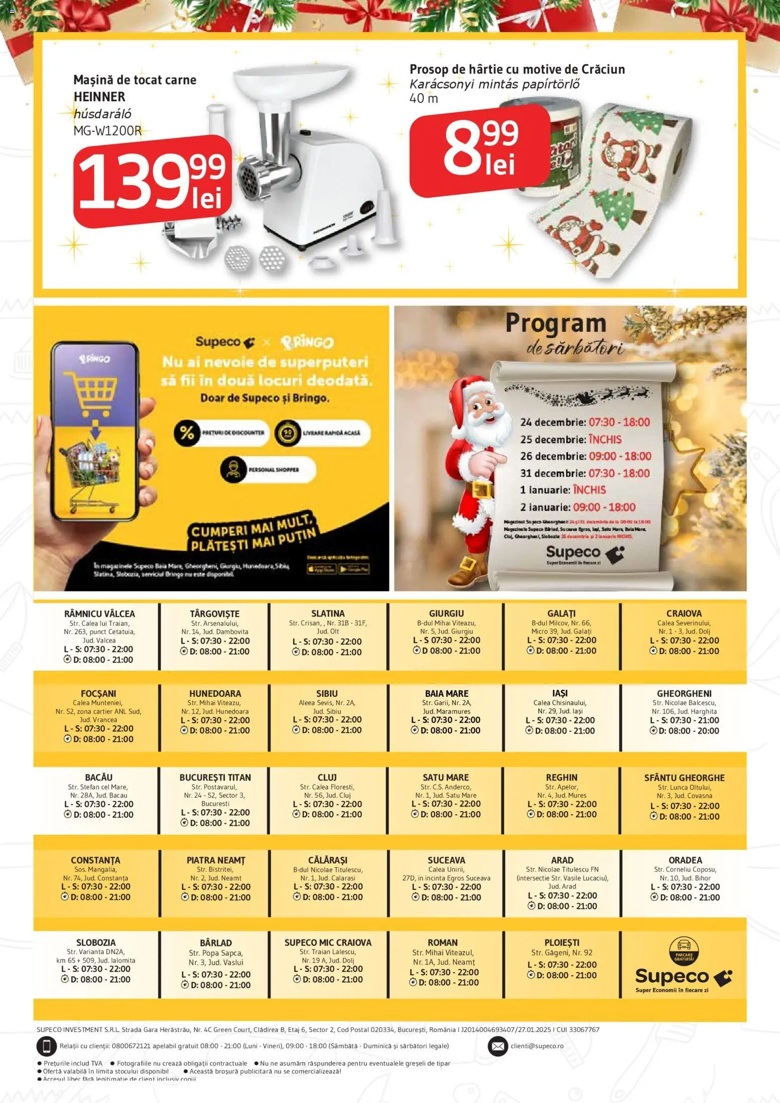Catalog Supeco 11 - 25 Decembrie 2025 | Pagina 20 | Produse: Mașină de tocat