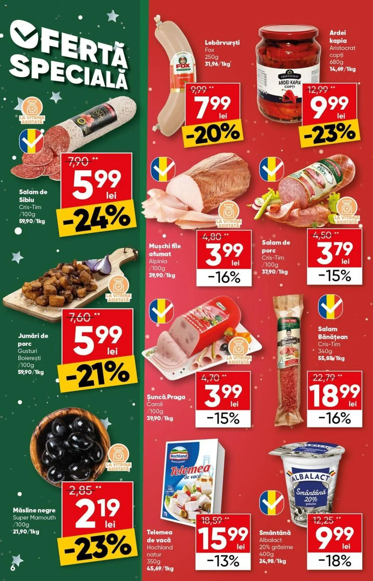 Catalog Profi 10 - 23 Decembrie 2025 | Pagina 6 | Produse: Hijyenik ped, Vitrină, Ardei, Salam