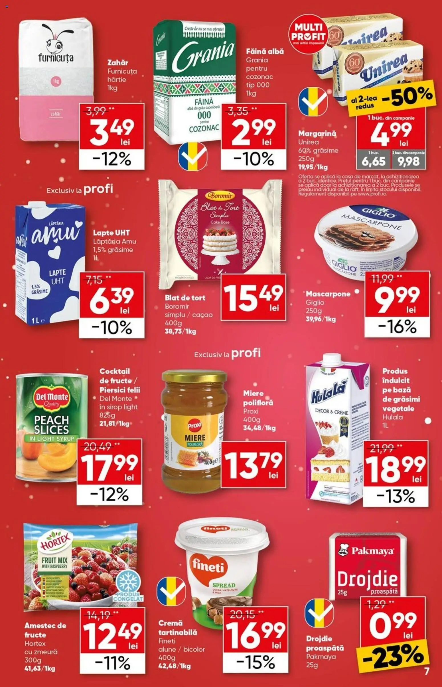 Catalog Profi 10 - 23 Decembrie 2025 | Pagina 7 | Produse: Alune, Lapte, Făină, Sirop