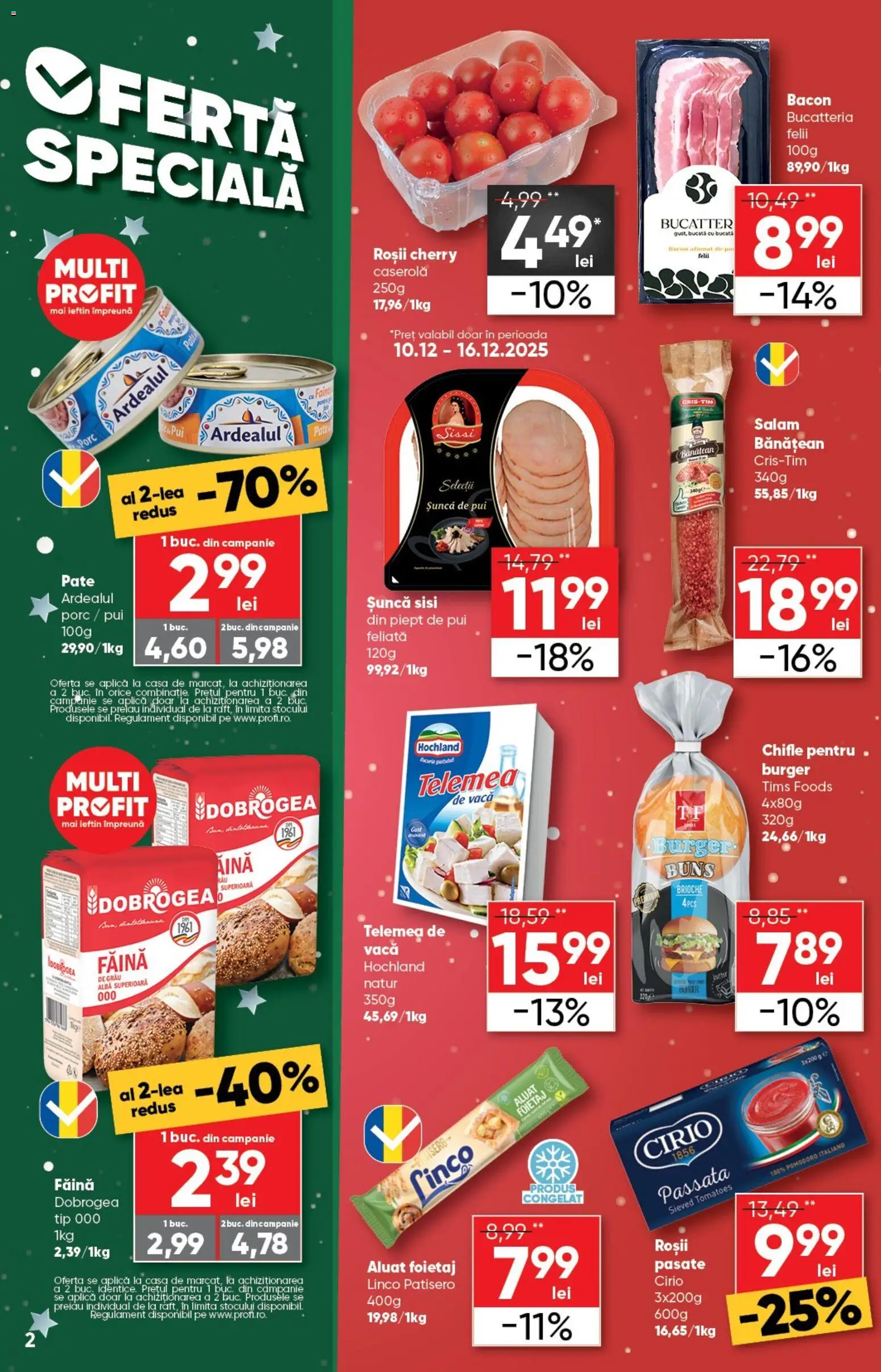 Catalog Profi 10 - 23 Decembrie 2025 | Pagina 2 | Produse: Hacıyatmaz Kedi Oyuncağı, Pate, Foietaj, Roșii