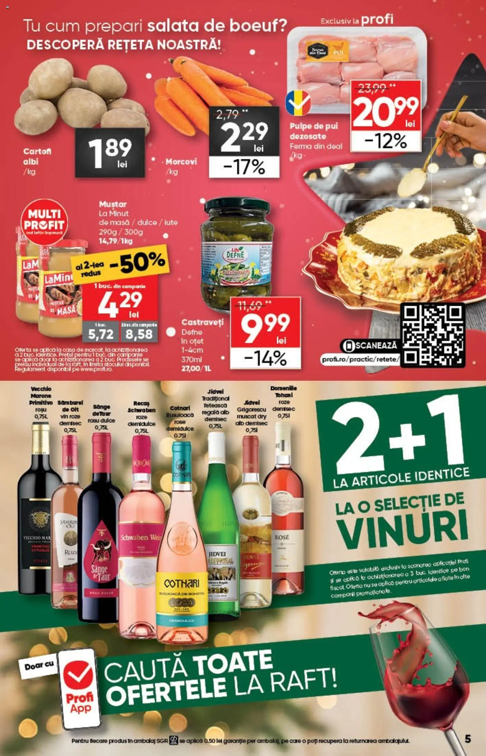 Catalog Profi 10 - 23 Decembrie 2025 | Pagina 5 | Produse: Raft, Oțet, Vin, Salată