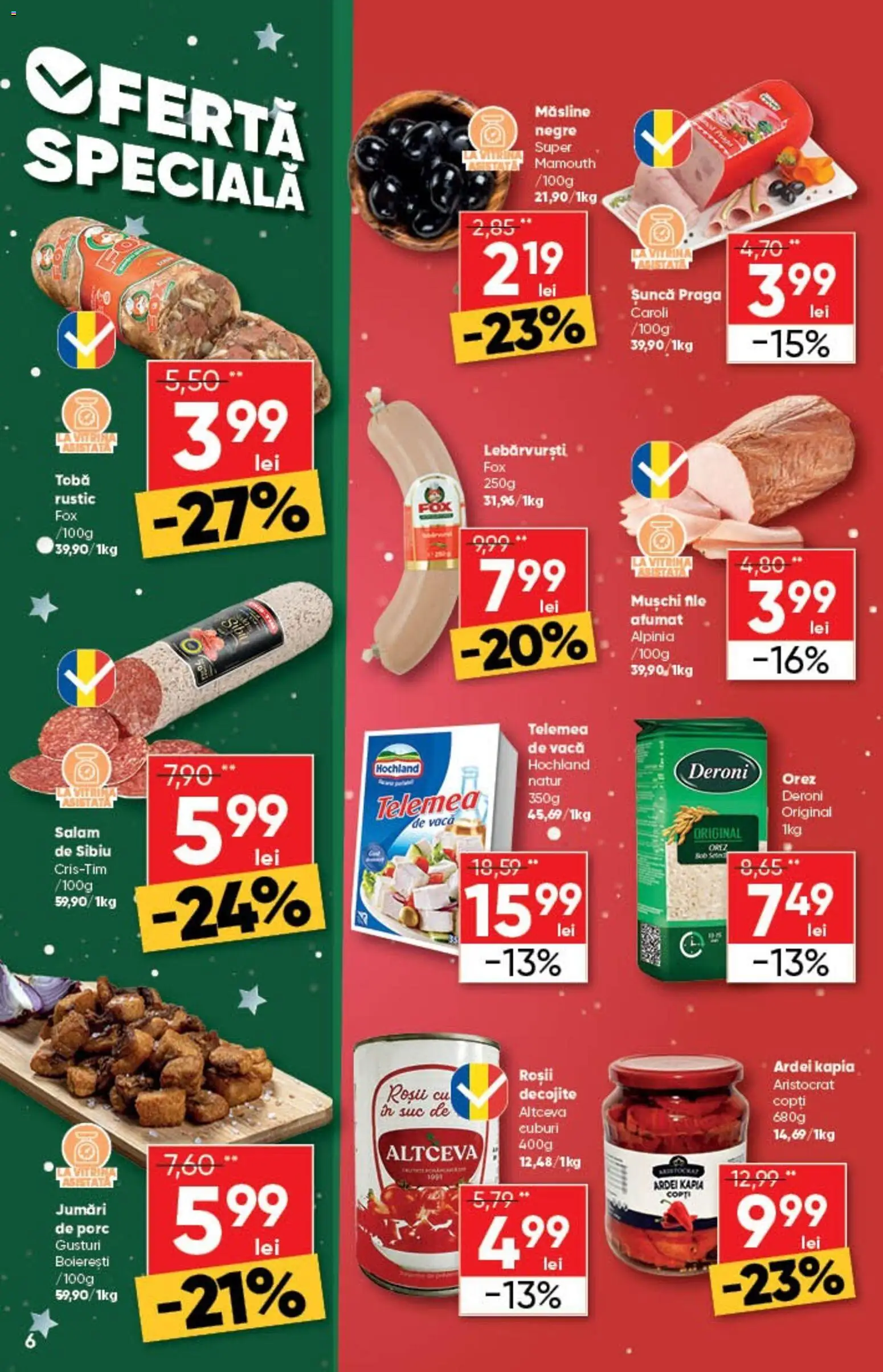 Catalog Profi 10 - 23 Decembrie 2025 | Pagina 6 | Produse: Vitrină, Măsline, Salam, Roșii