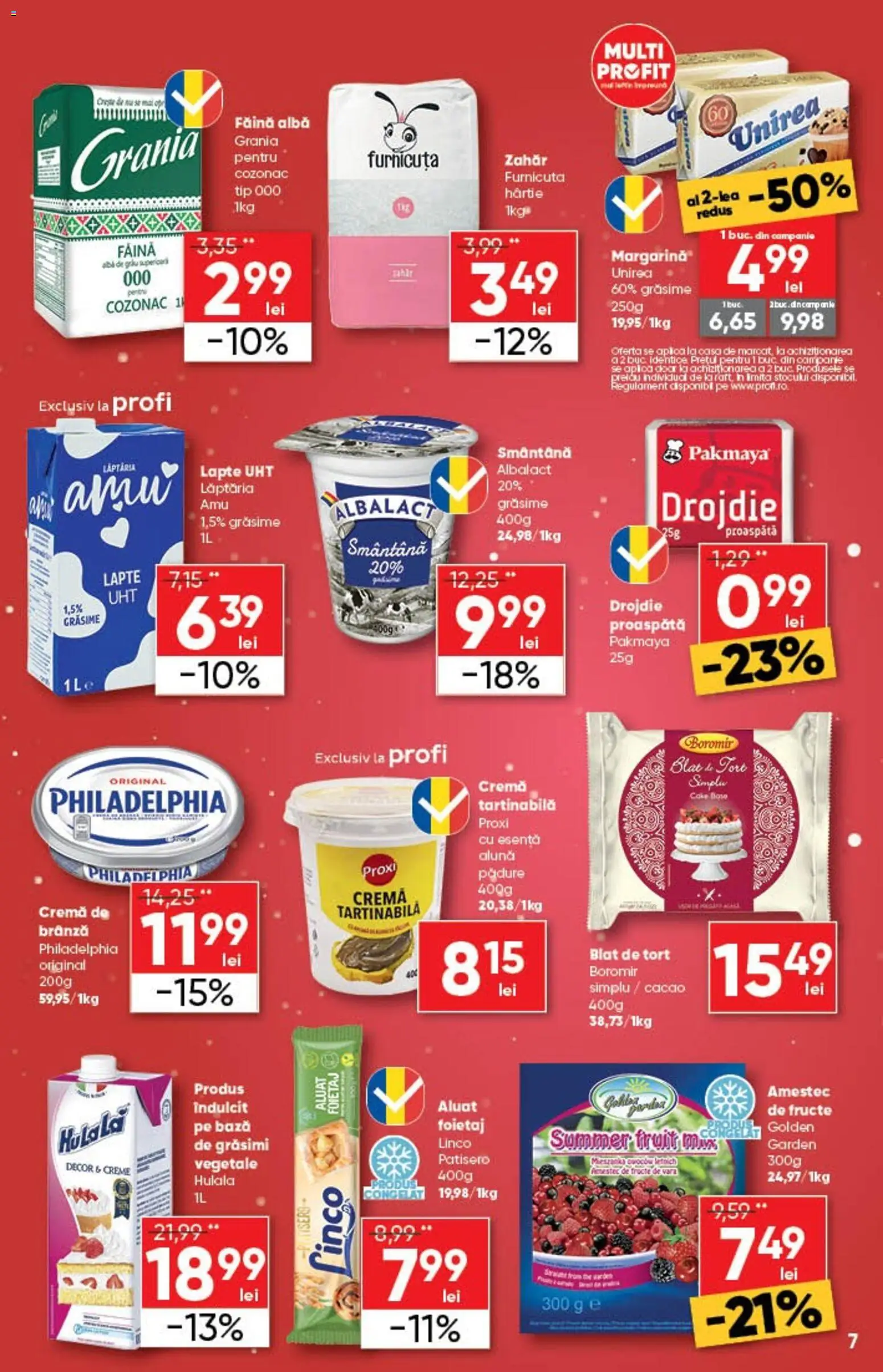 Catalog Profi 10 - 23 Decembrie 2025 | Pagina 7 | Produse: Brânză, Cacao, Fructe, Zahăr